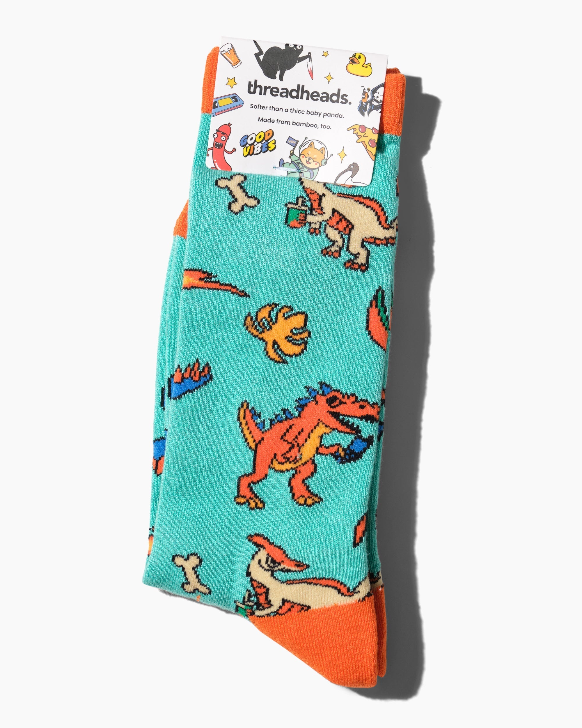 Dinosaurs and Meteors Socks