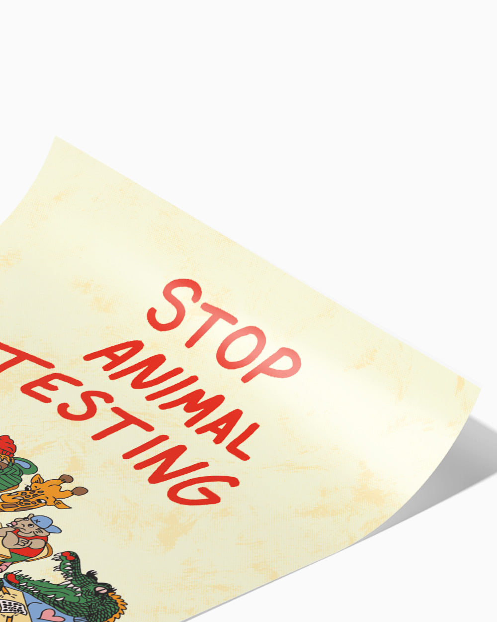 Stop Animal Testing Art Print