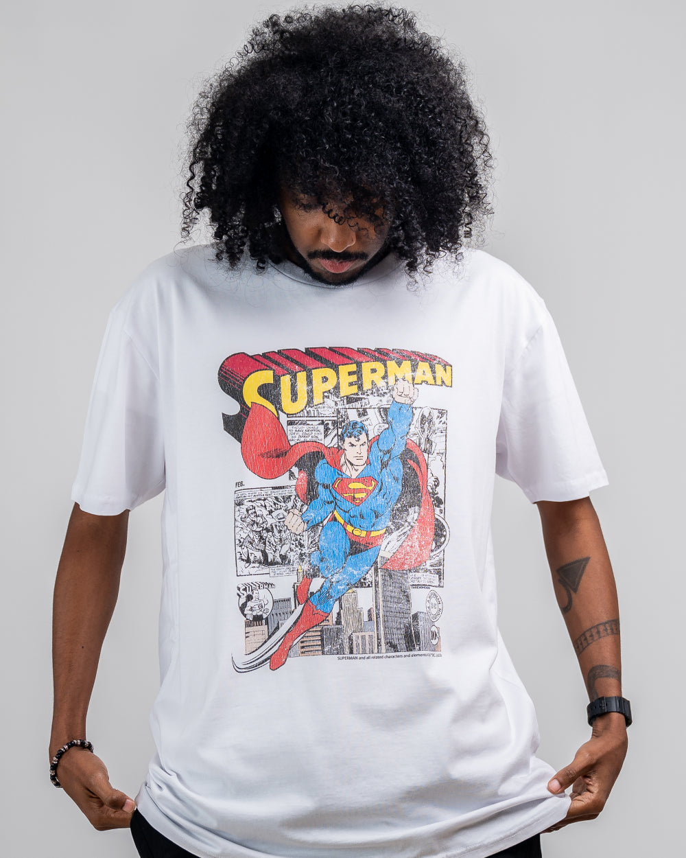 Superman Comic Panel T-Shirt