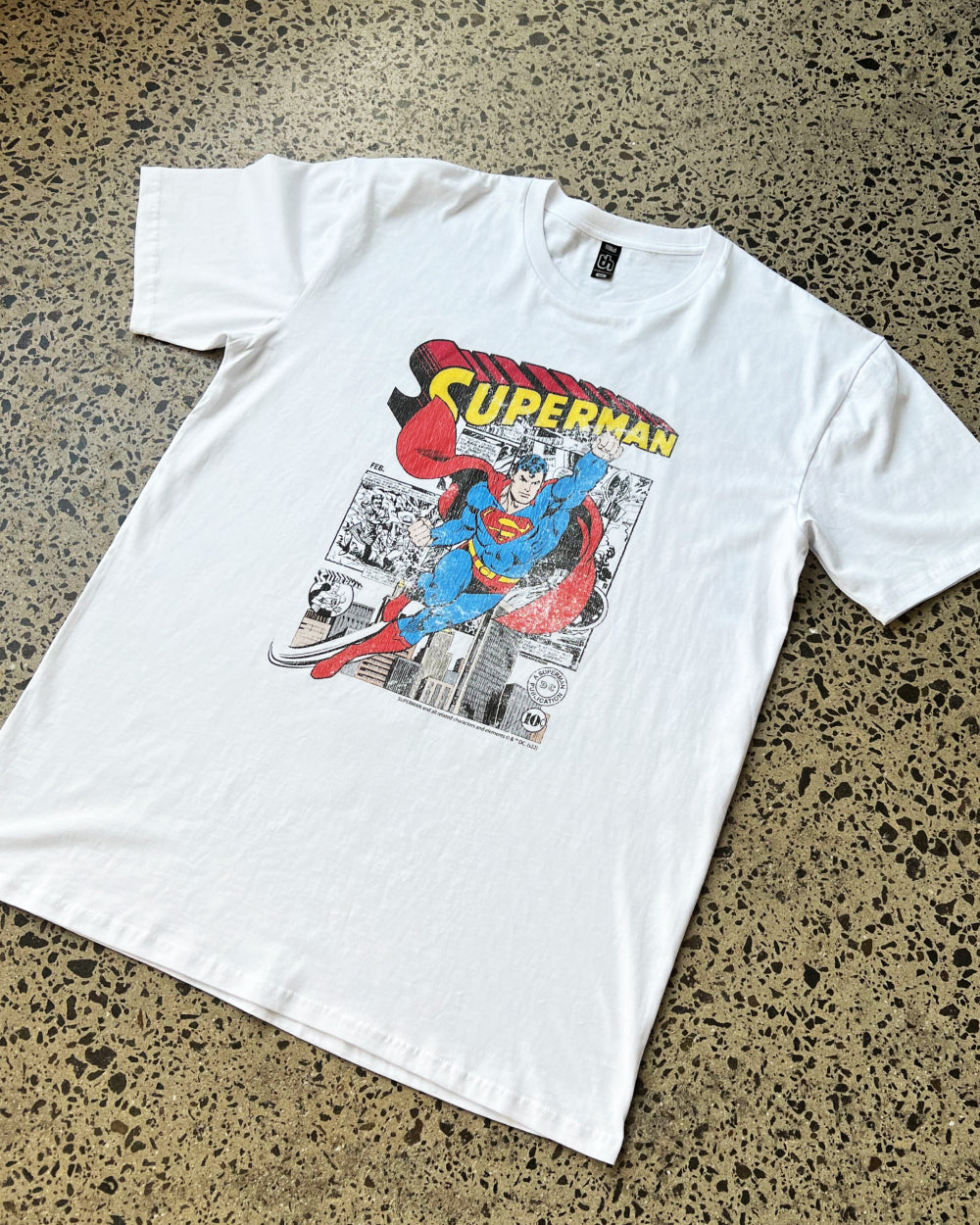 Superman Comic Panel T-Shirt