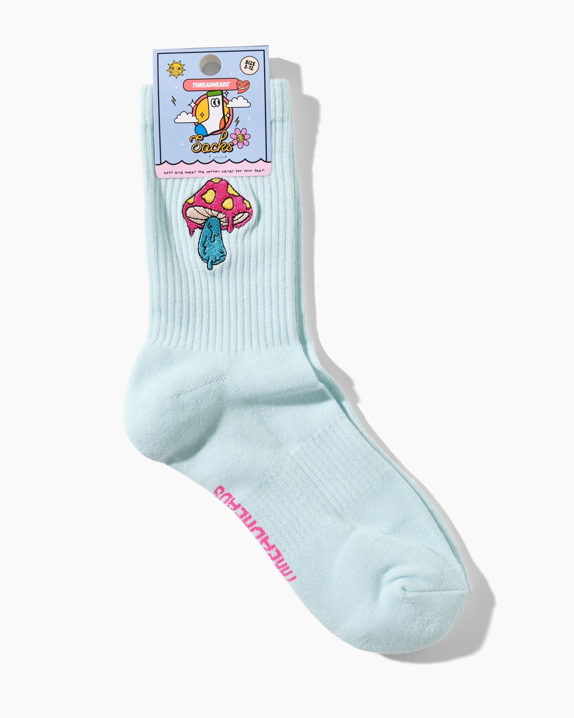 Trippy Mushroom Socks