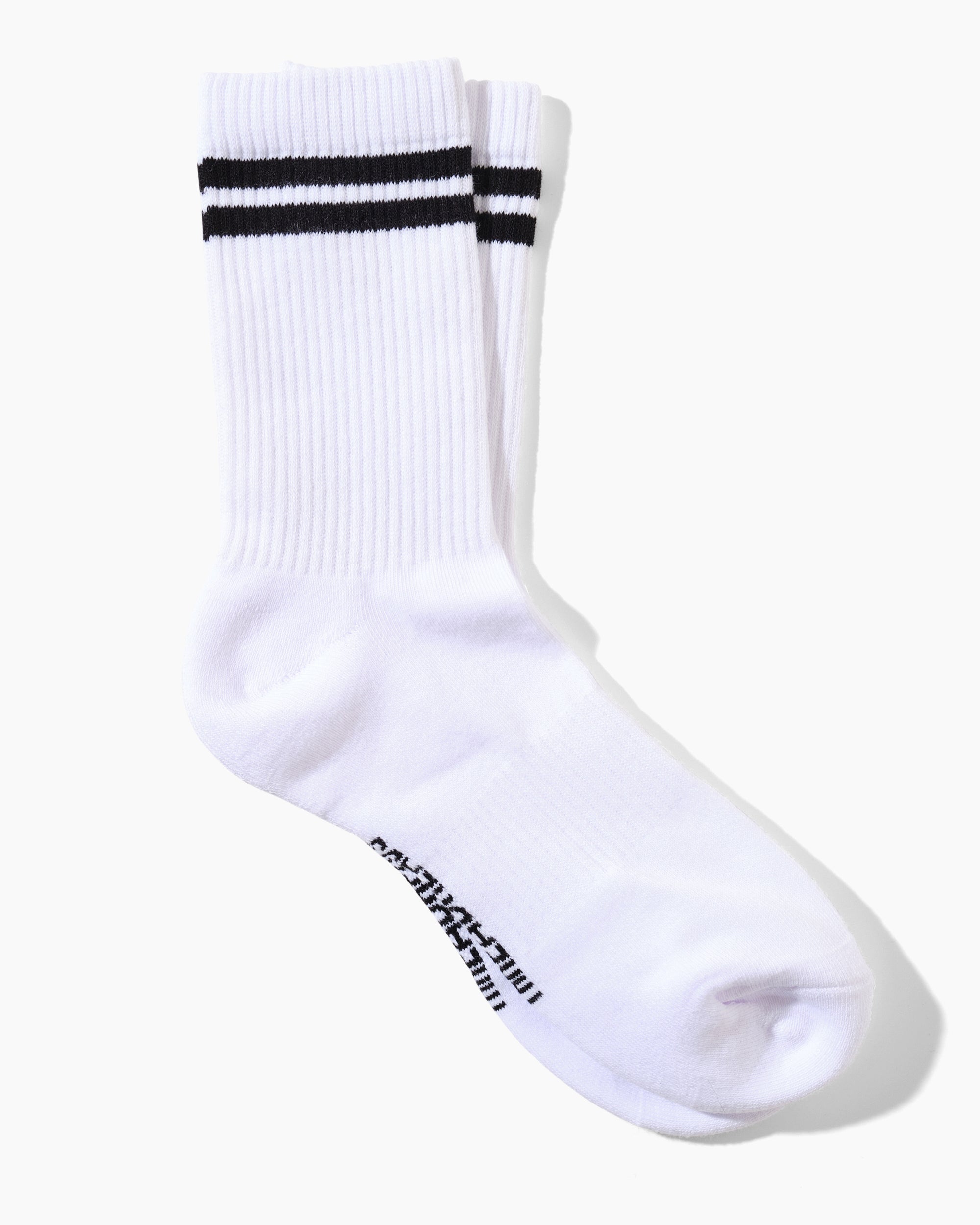 Plain Collegiate Striped Socks