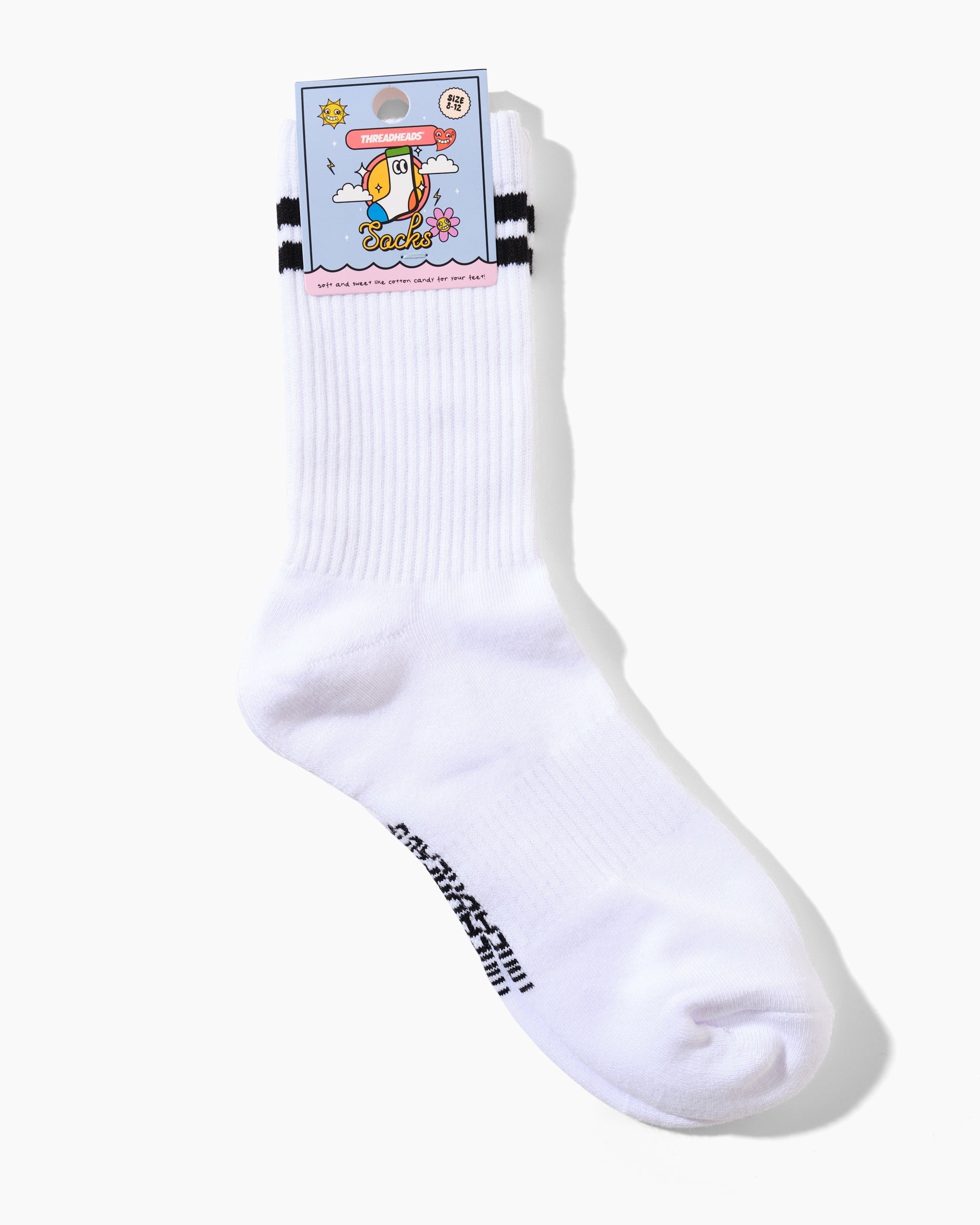 Plain Collegiate Striped Socks