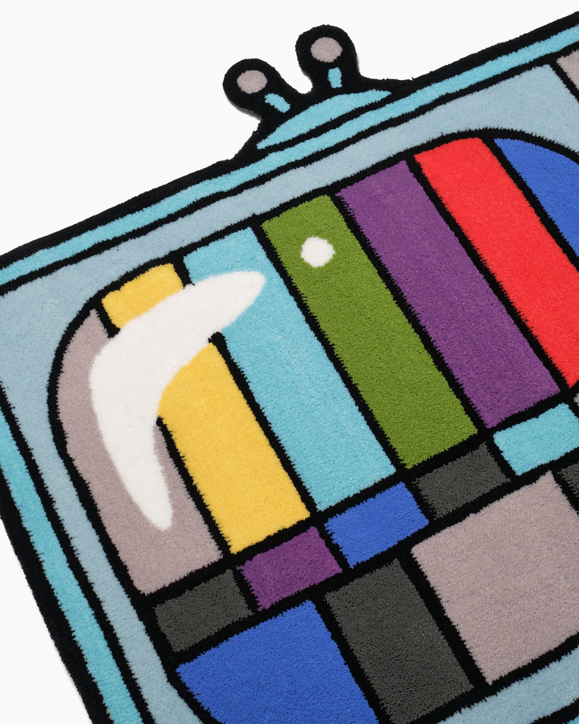 Test Pattern TV Rug