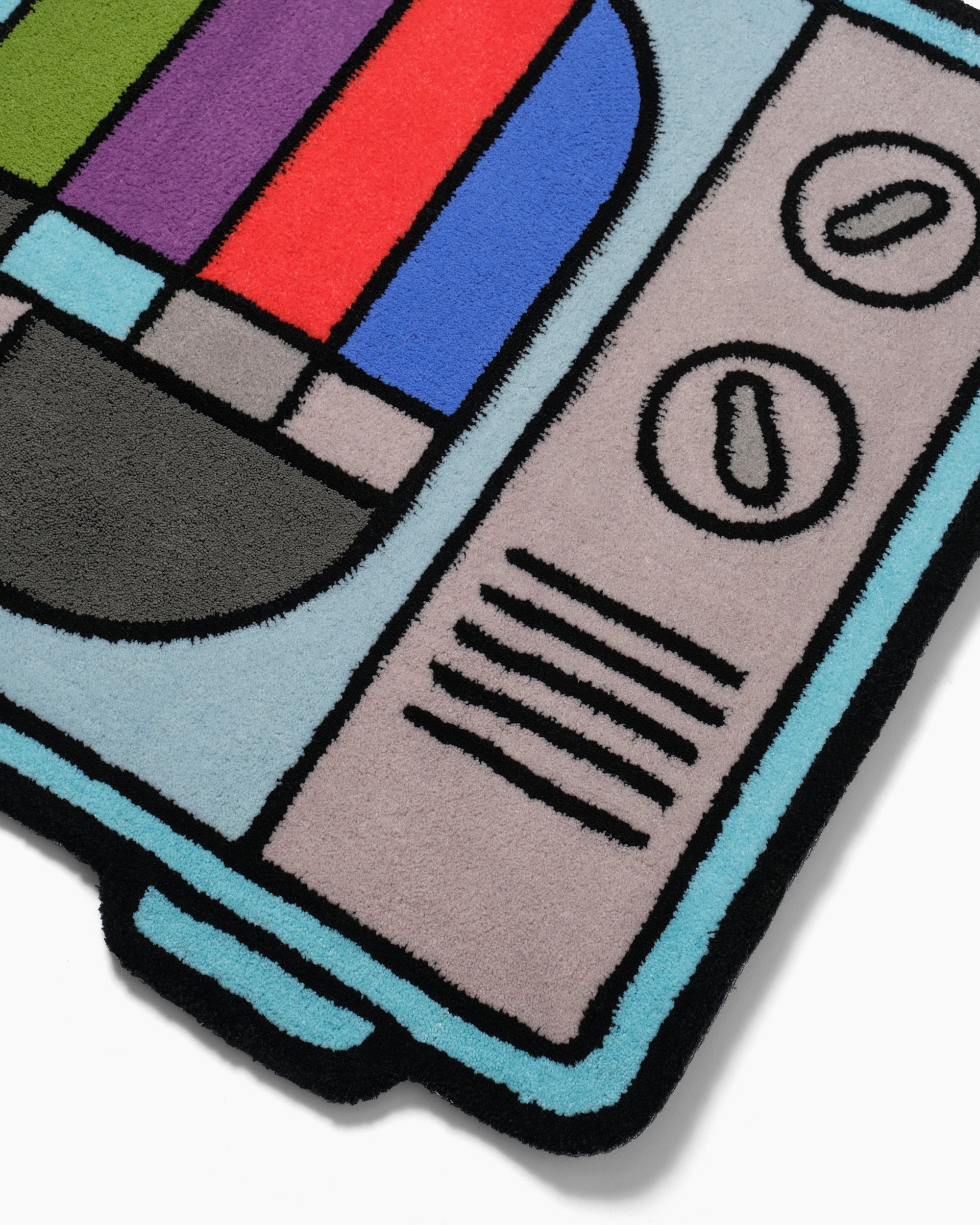 Test Pattern TV Rug