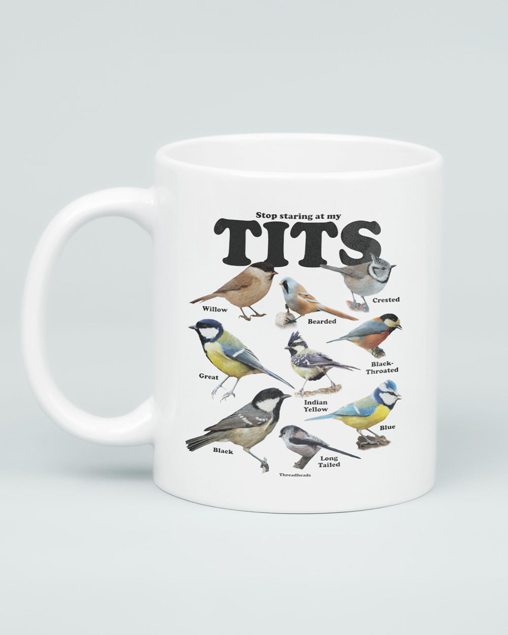 Stop Staring At My Tits Mug