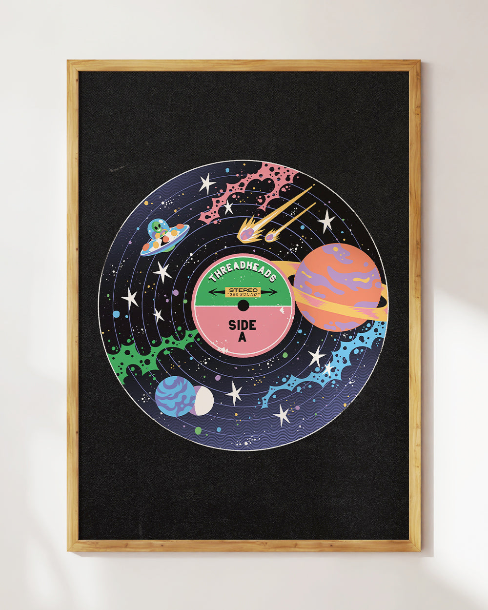 Vinyl Universe Art Print