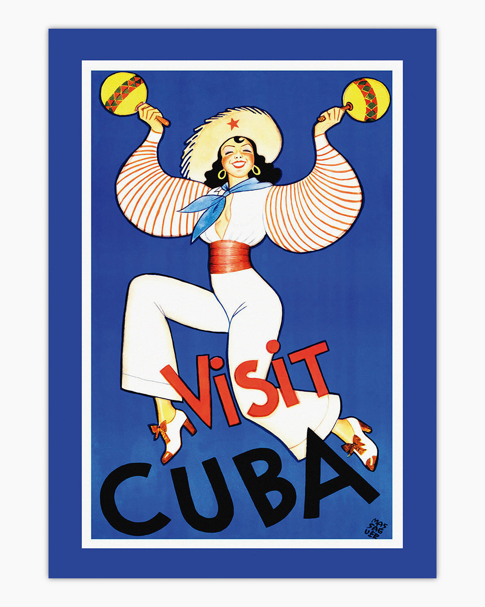 Visit Cuba Art Print