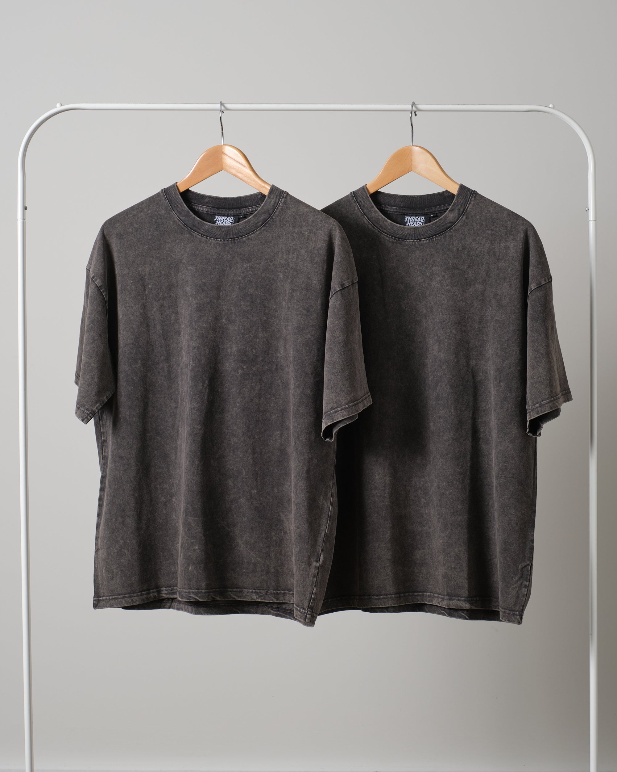 Wash Tee 2 Pack: Grey Stone