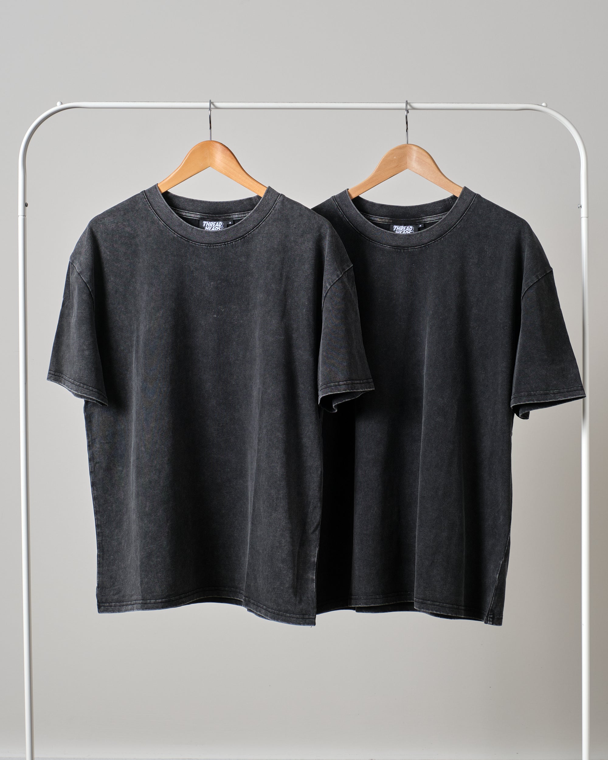 Wash Tee 2 Pack: Black Stone