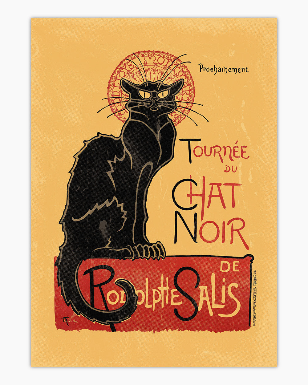 Tournee Du Chat Noir Art Print