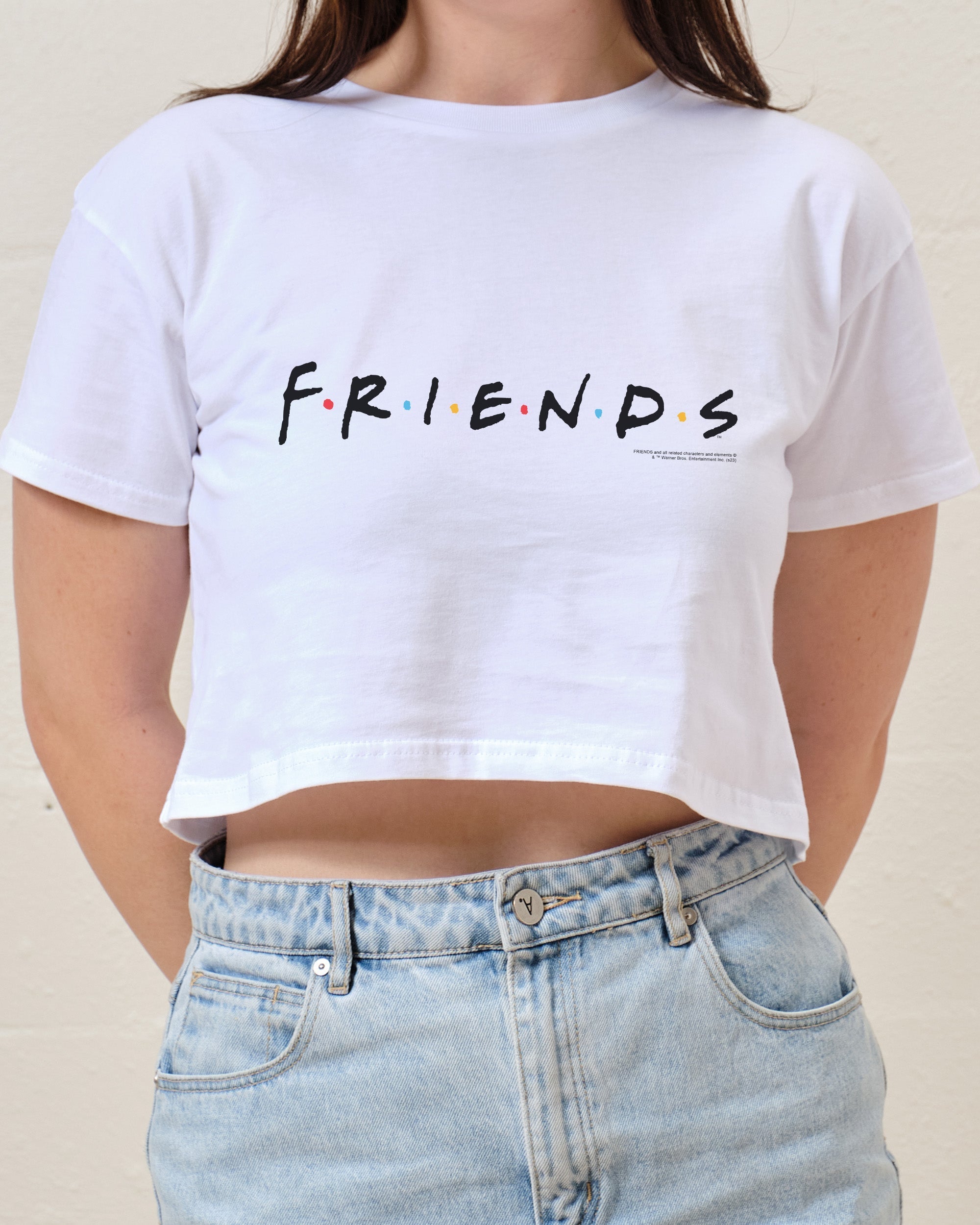 Friends Logo Crop Tee