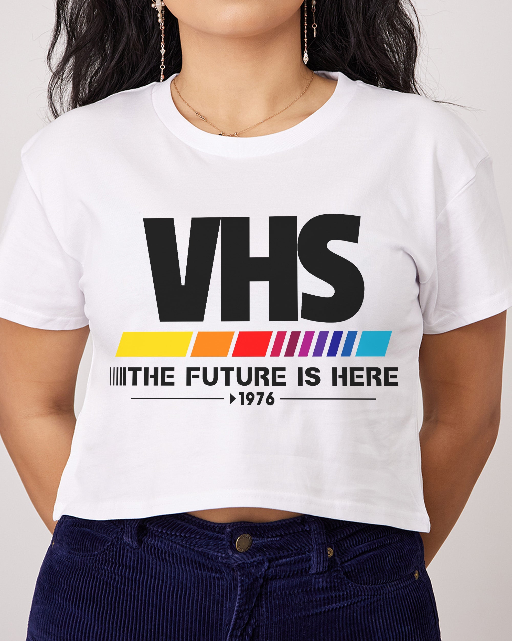 VHS - The Future is Now Crop Tee