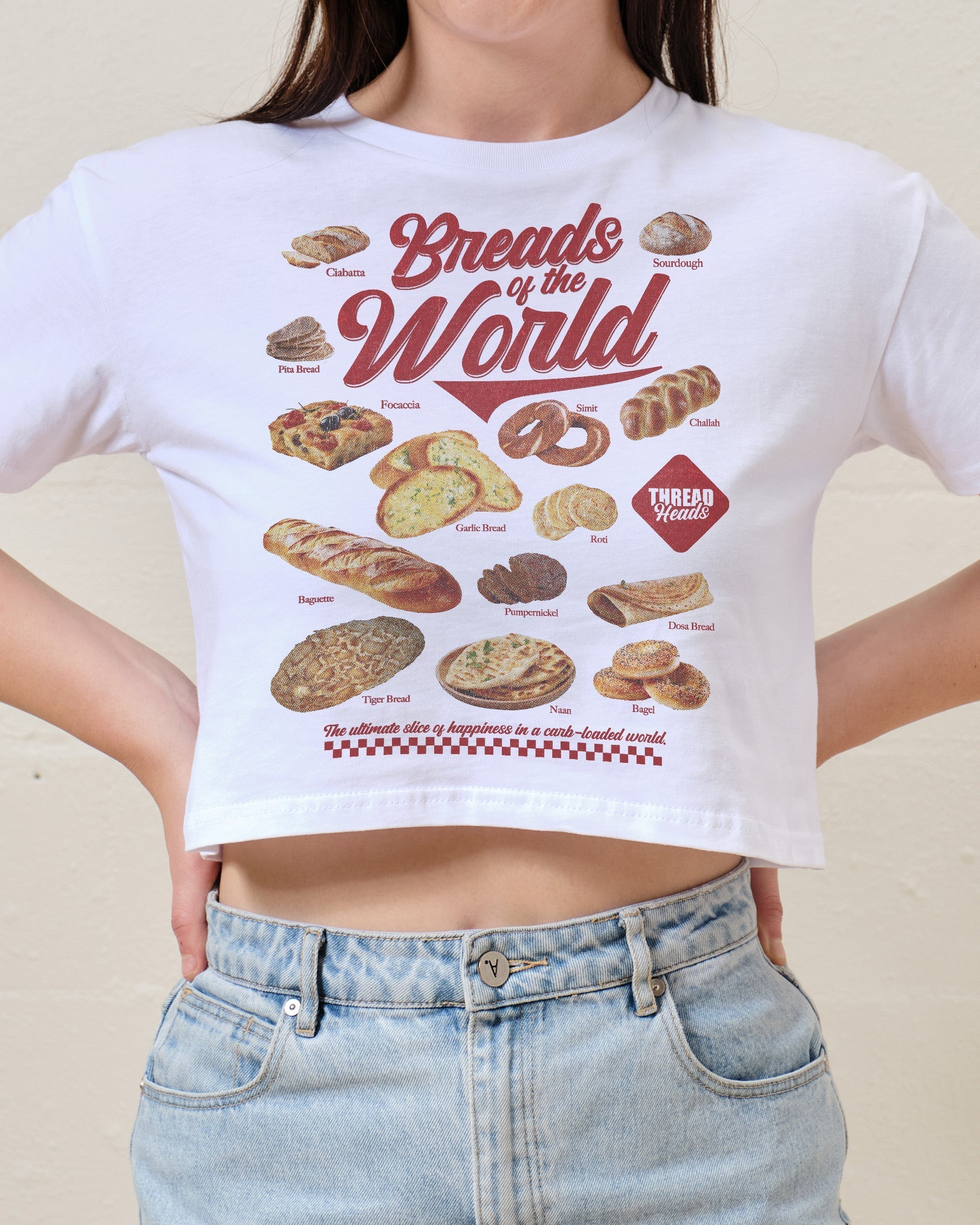 Breads of the World Crop Tee