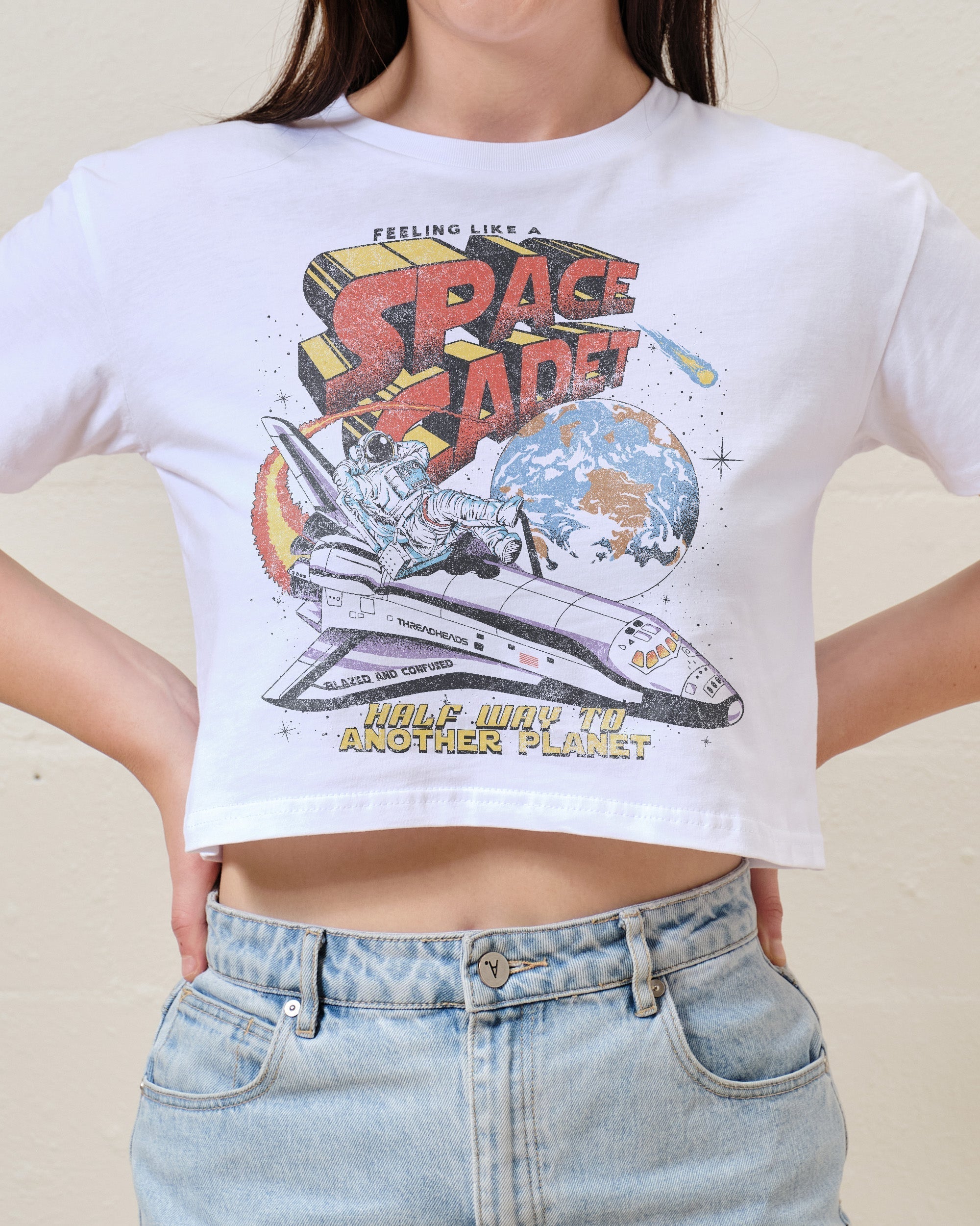 Space Cadet Crop Tee