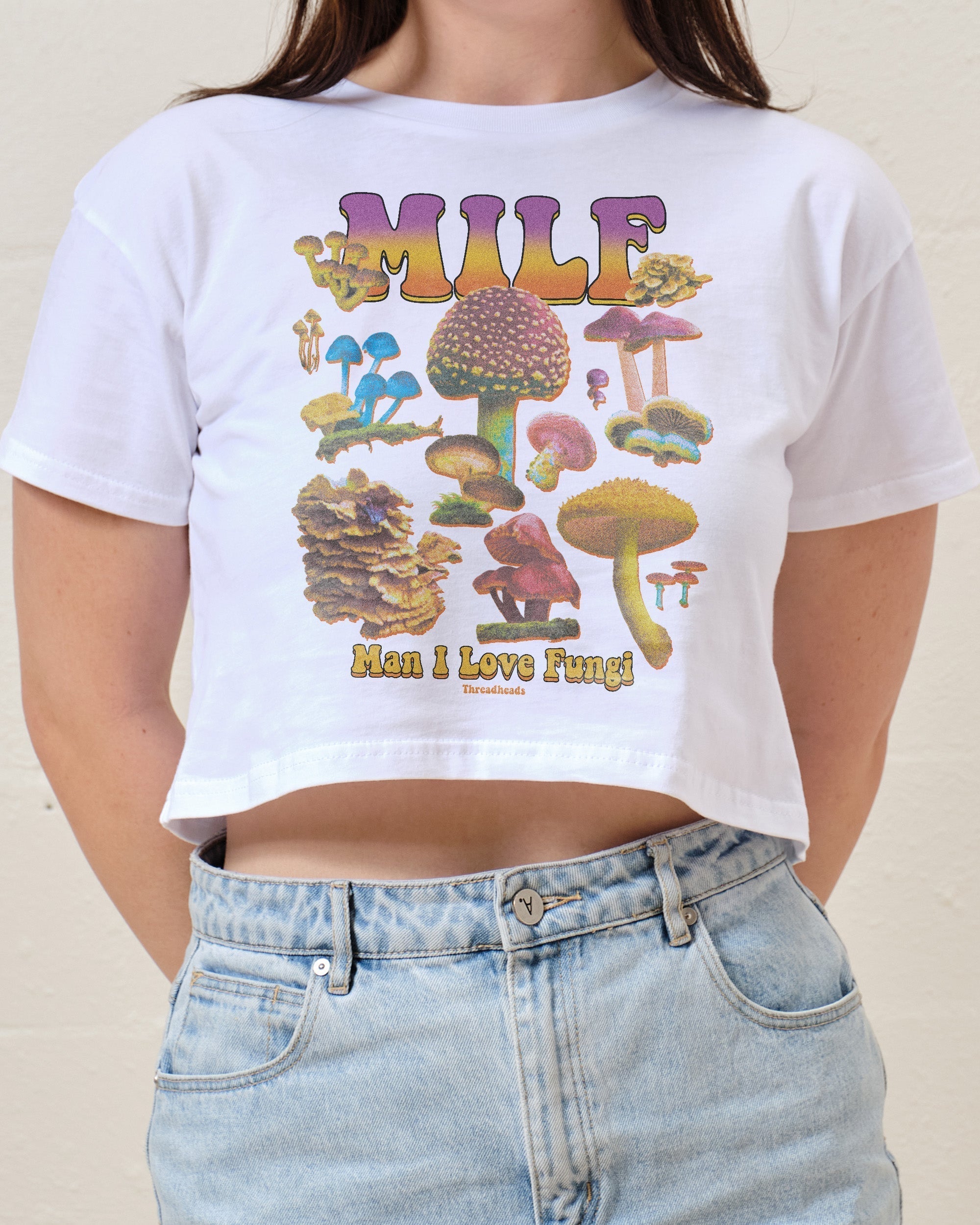 MILF Fungi Crop Tee