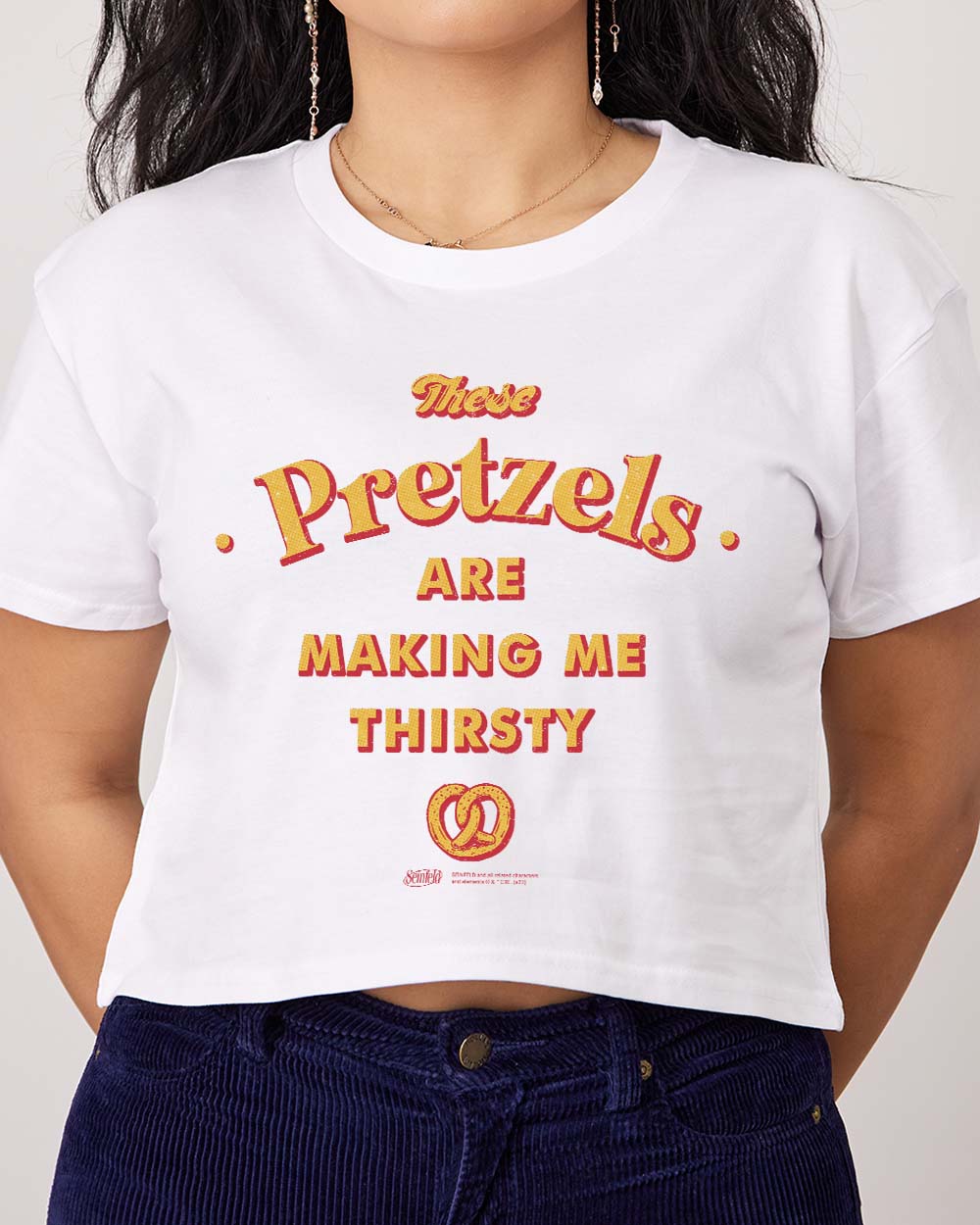 These Pretzels Are Making Me Thirsty Crop Tee