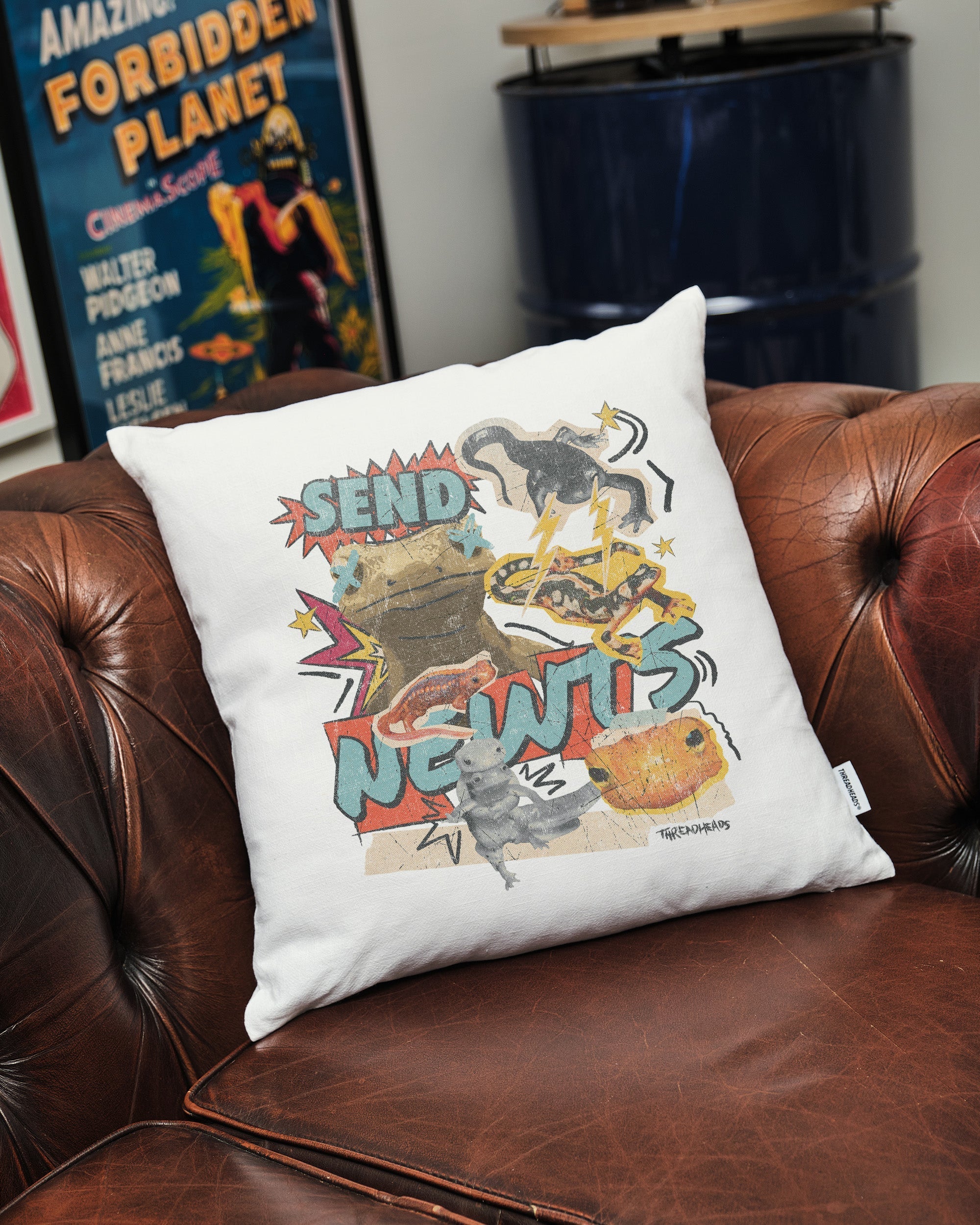 Send Newts Cushion