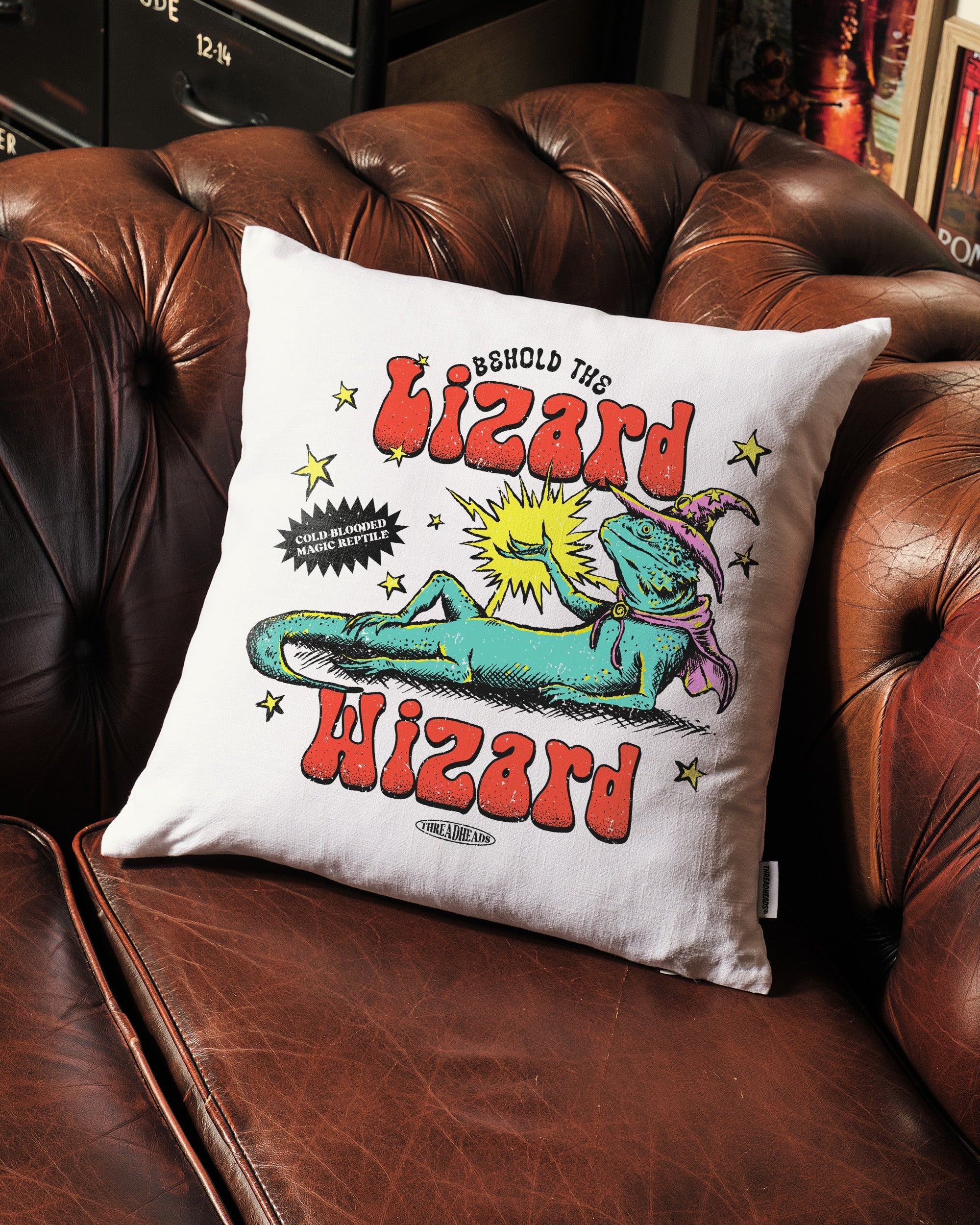 Lizard Wizard Cushion