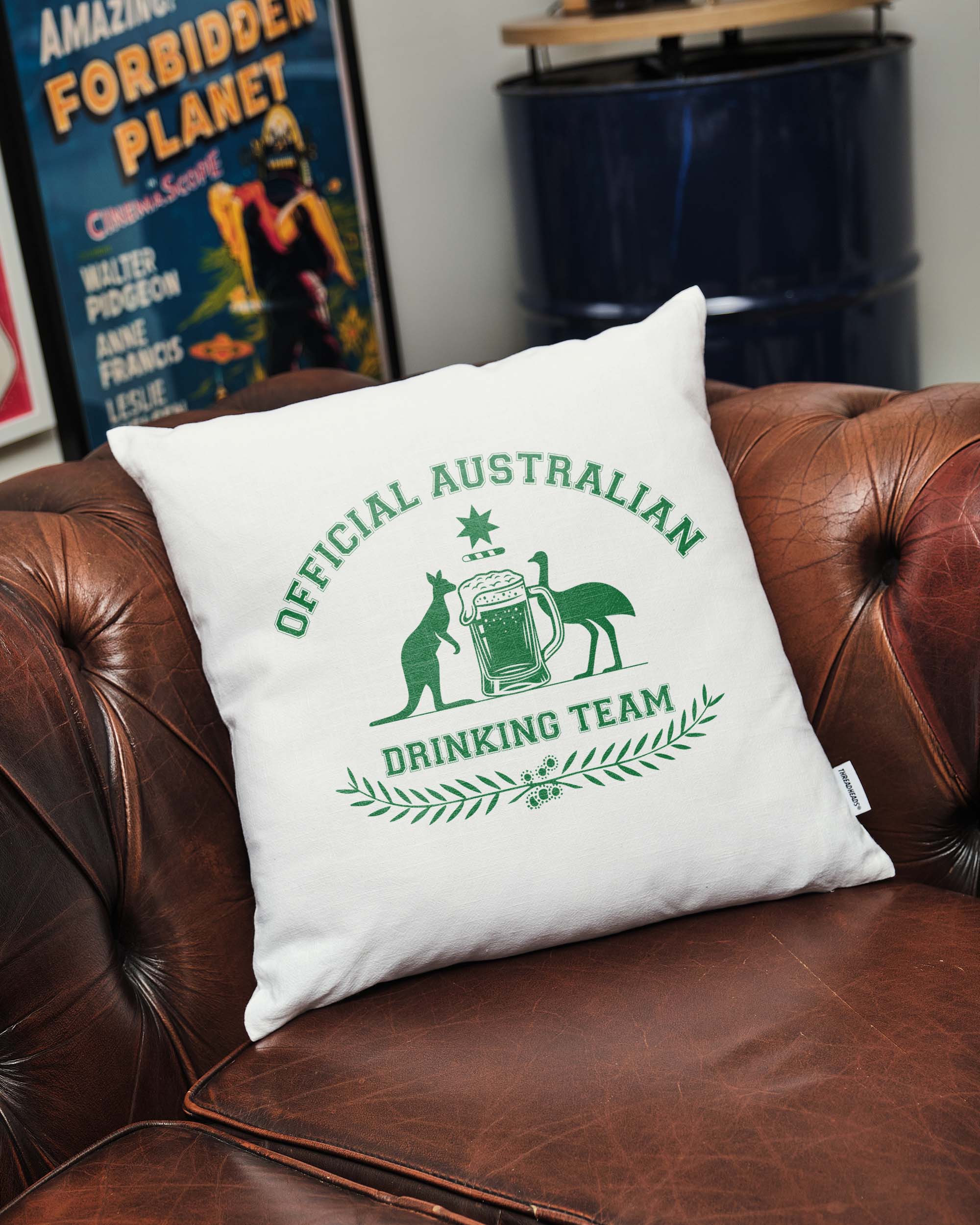 Official Australian Drinking Team Cushion