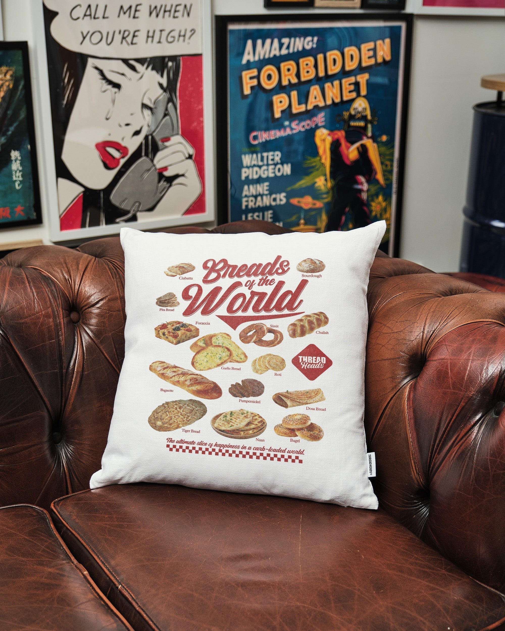 Breads of the World Cushion