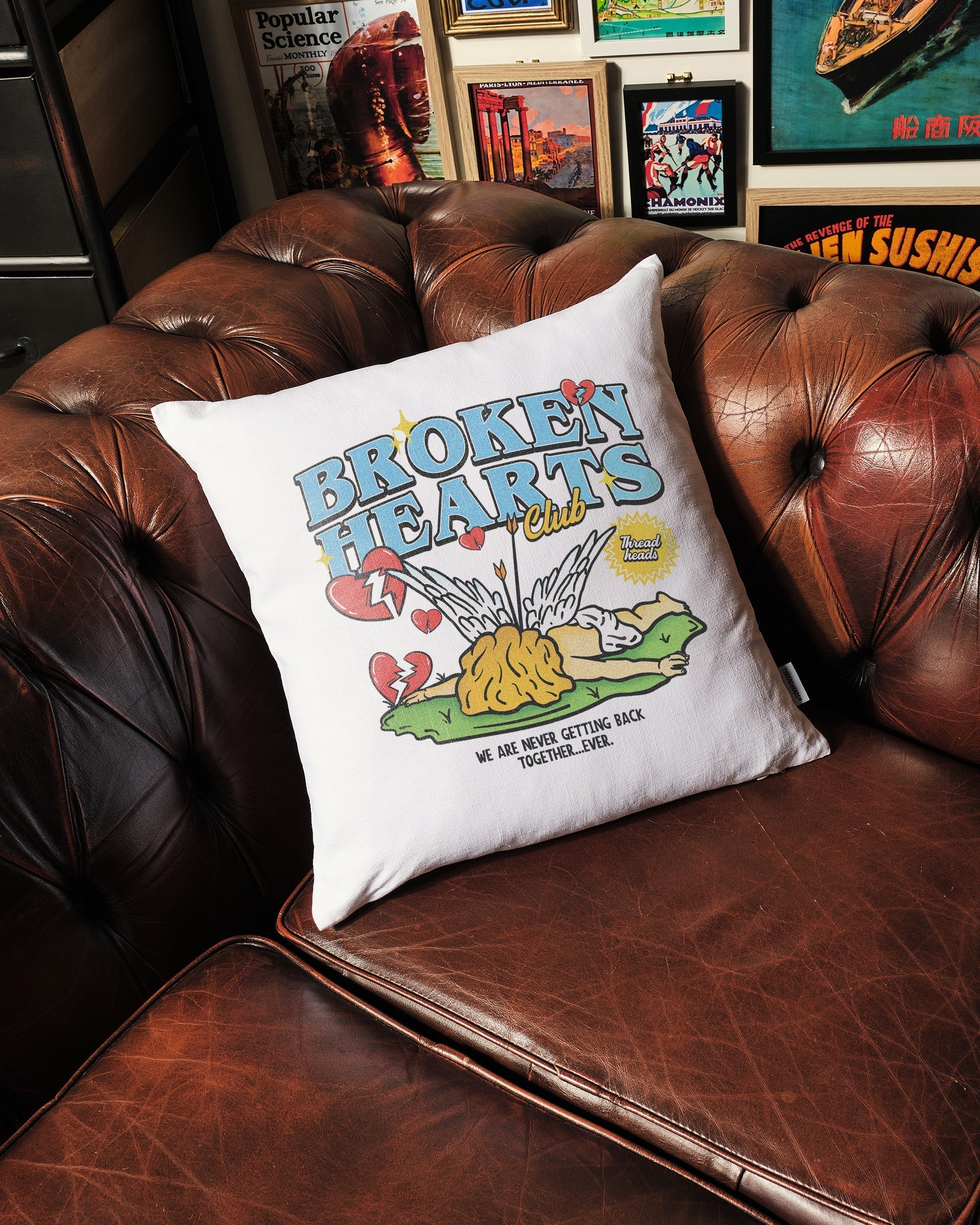 Broken Hearts Club Cushion