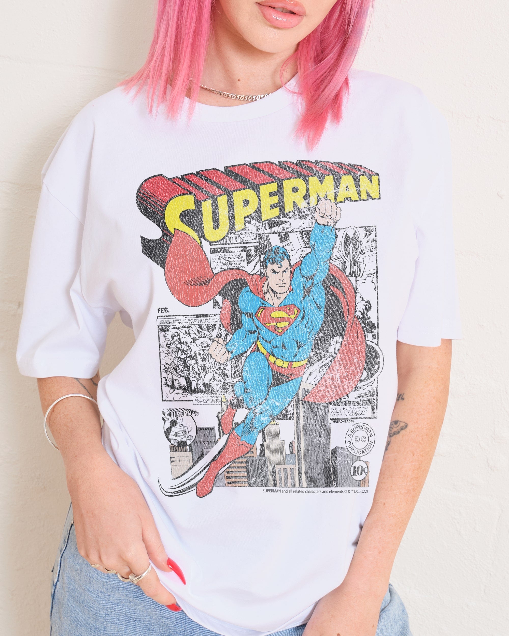 Superman Comic Panel T-Shirt