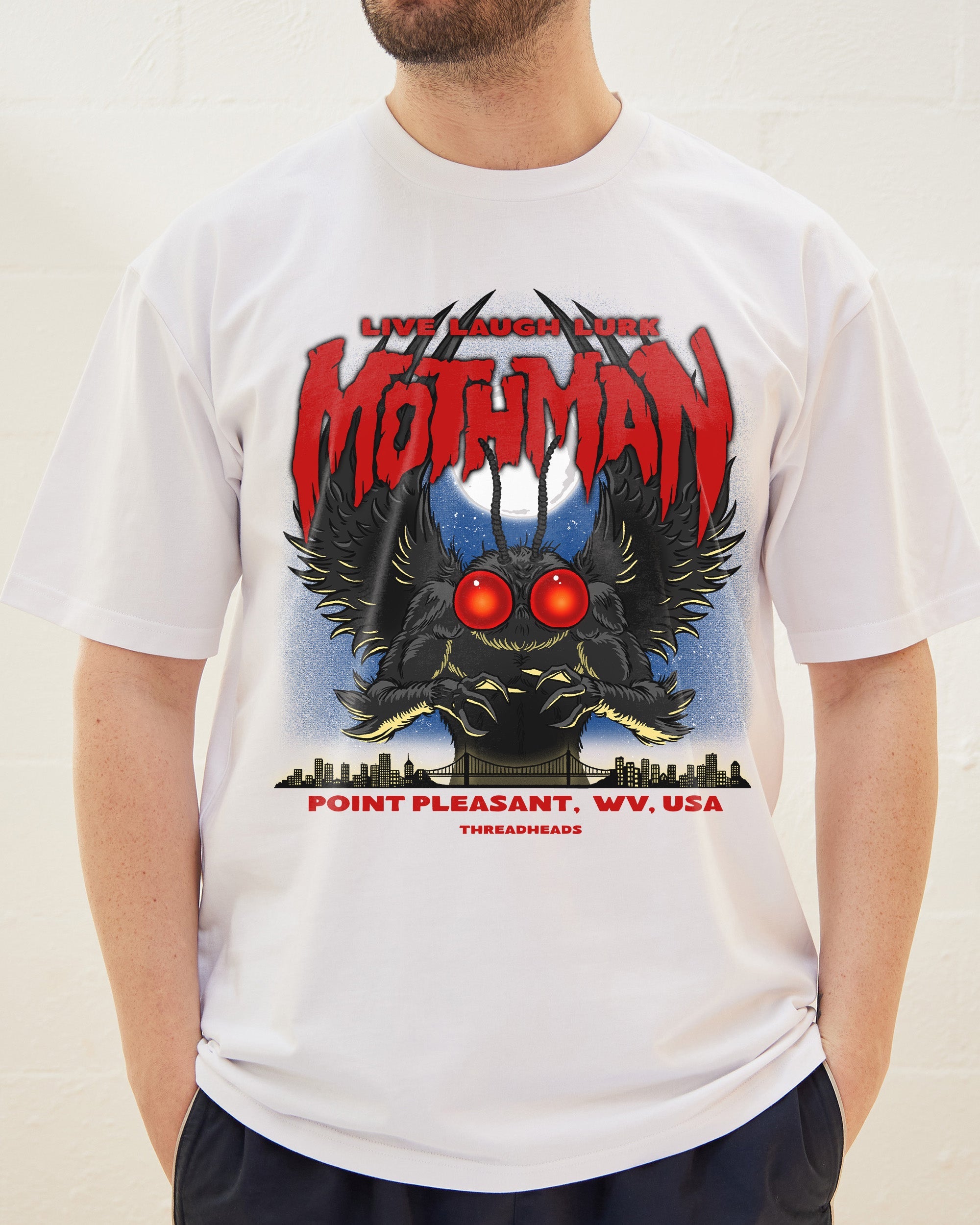 Mothman - Live Laugh Lurk T-Shirt