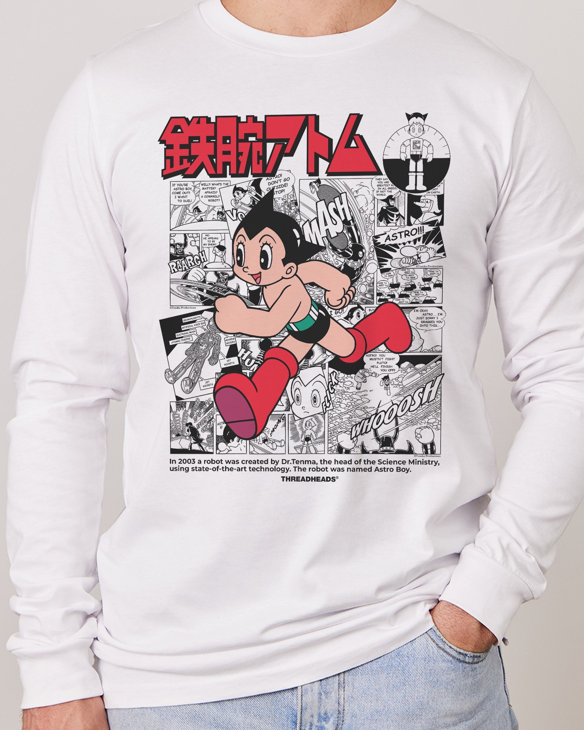 Manga Story Astro Boy Long Sleeve