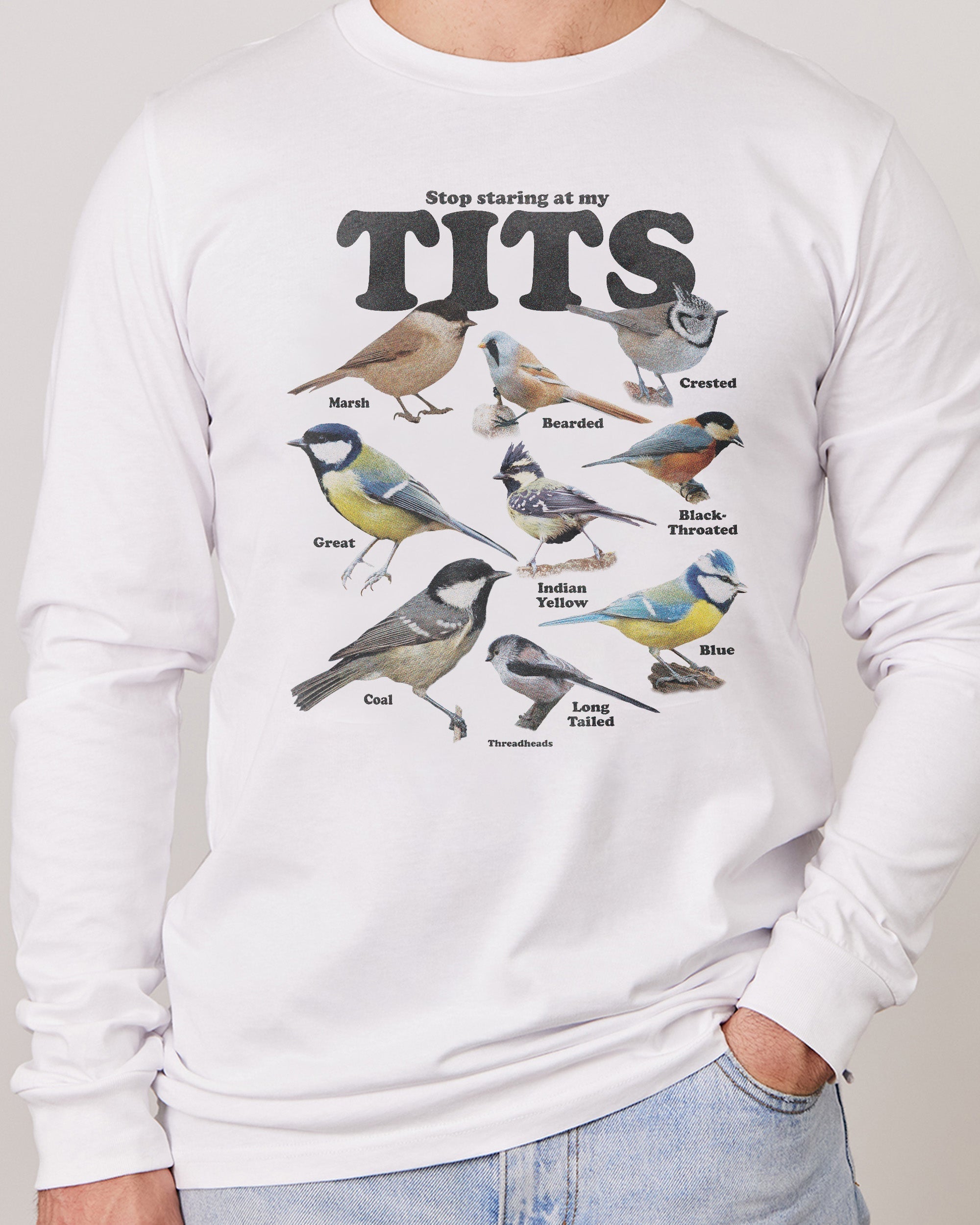 Stop Staring At My Tits Long Sleeve