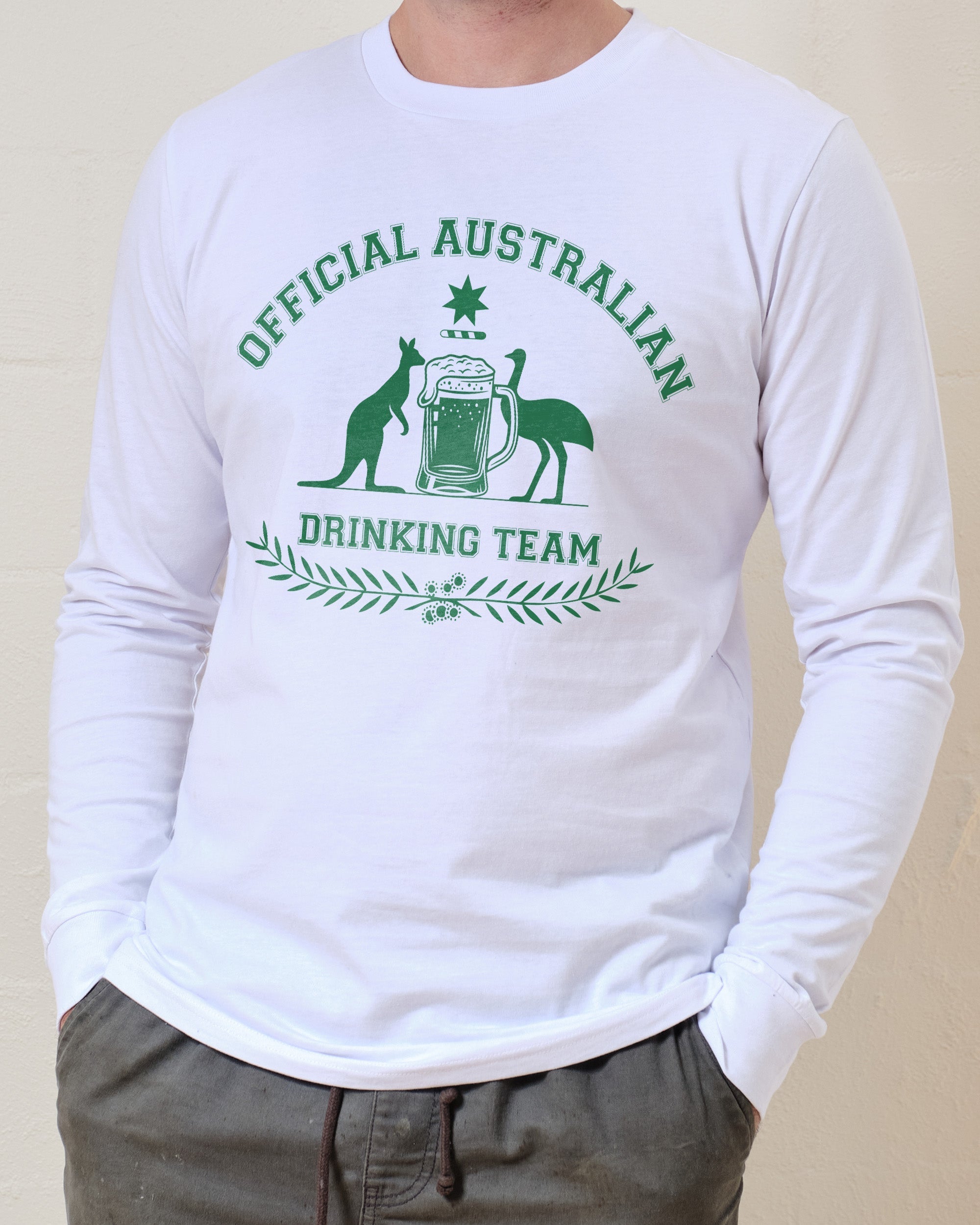 Official Australian Drinking Team Long Sleeve