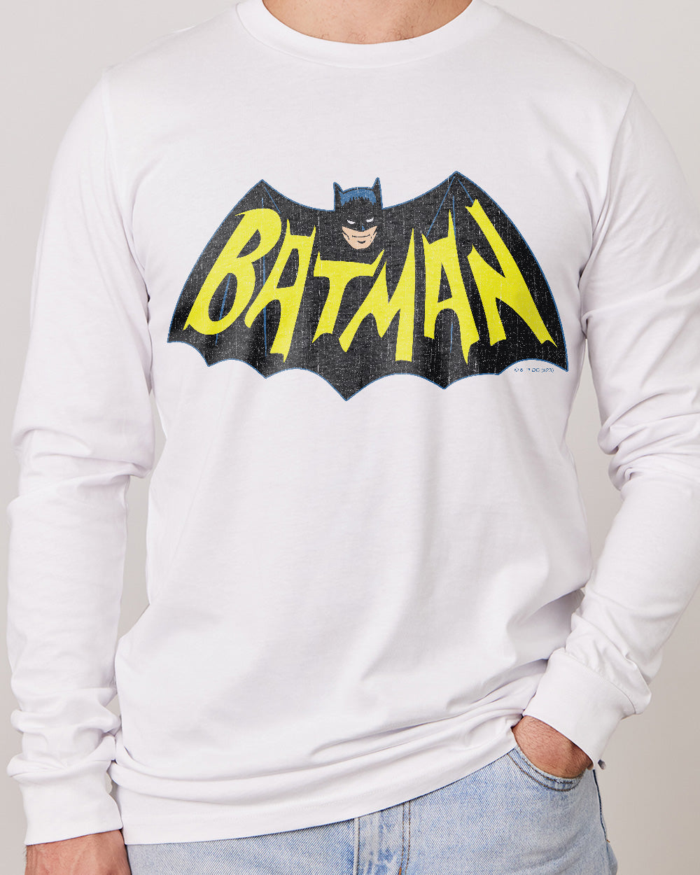 Batman Vintage 60s Logo Long Sleeve