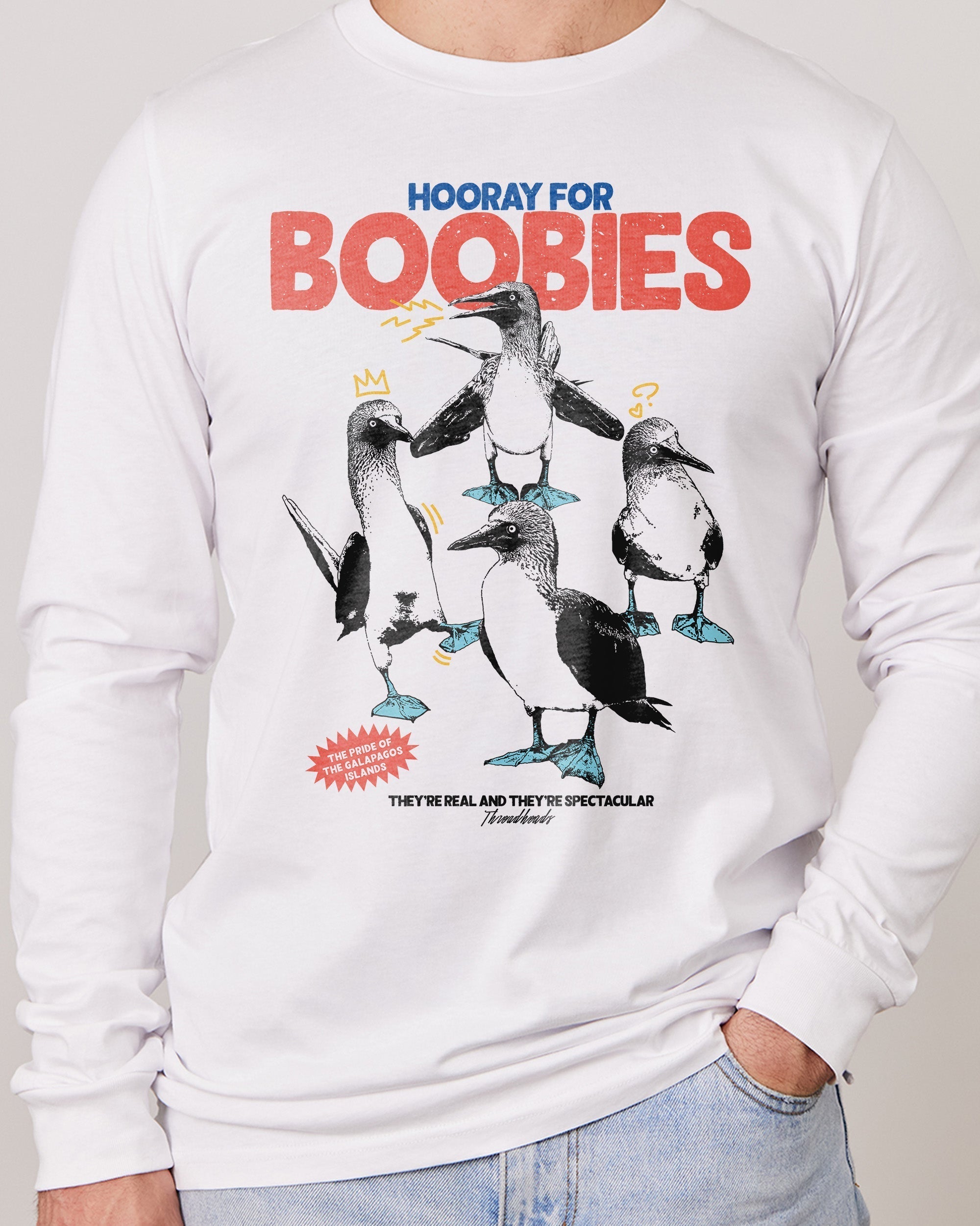 Hooray for Boobies Long Sleeve