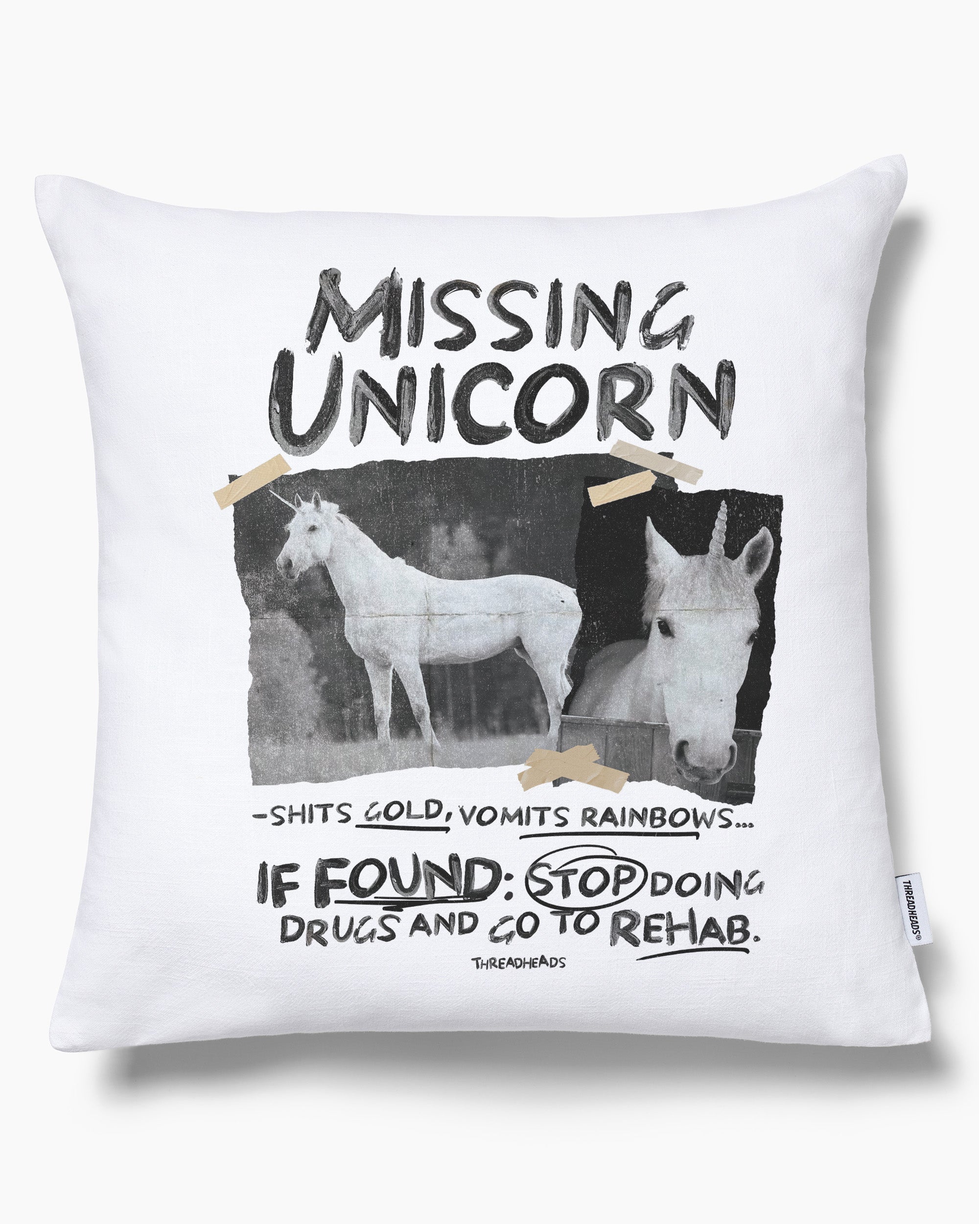 Missing Unicorn Cushion