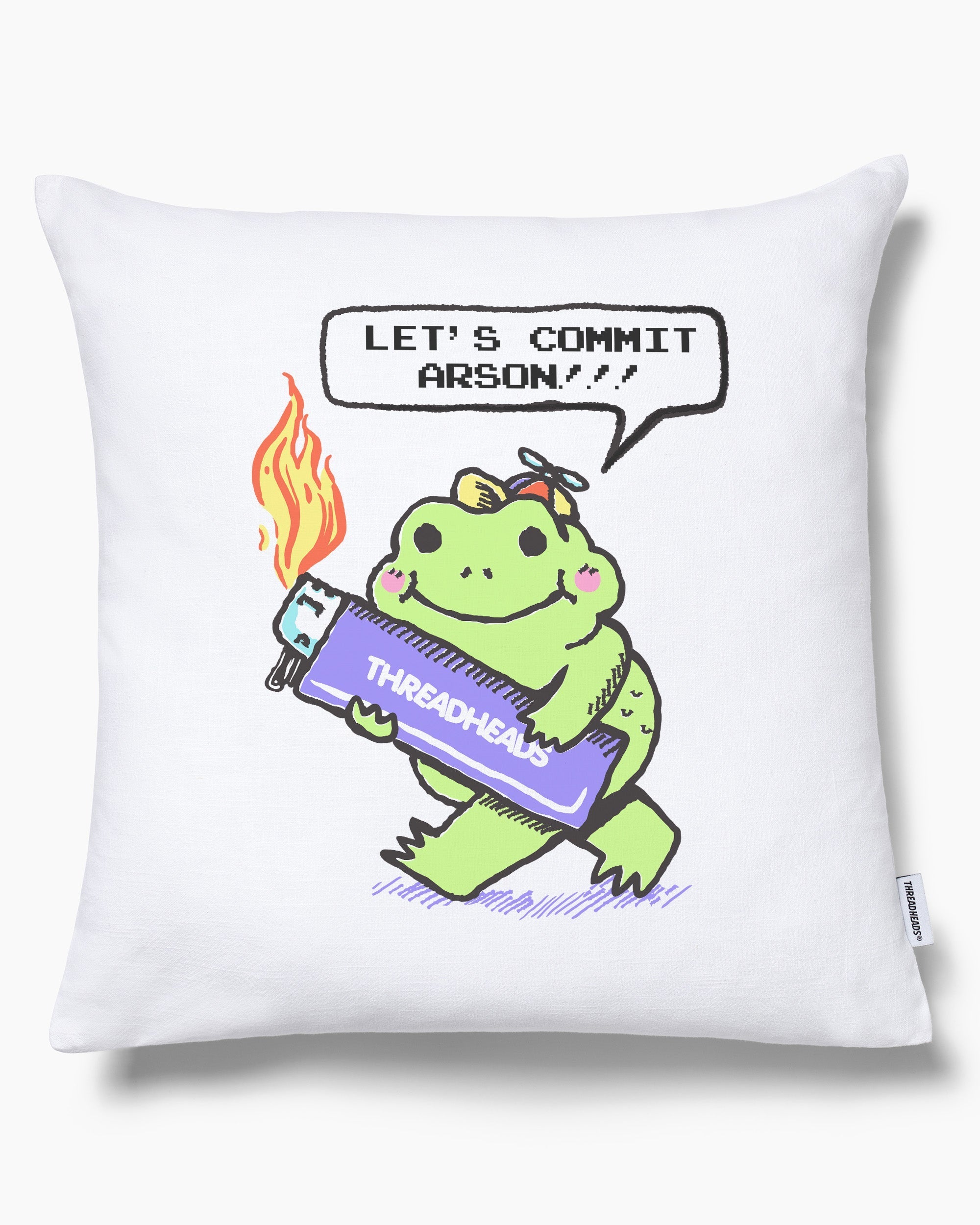 Let's Commit Arson Cushion