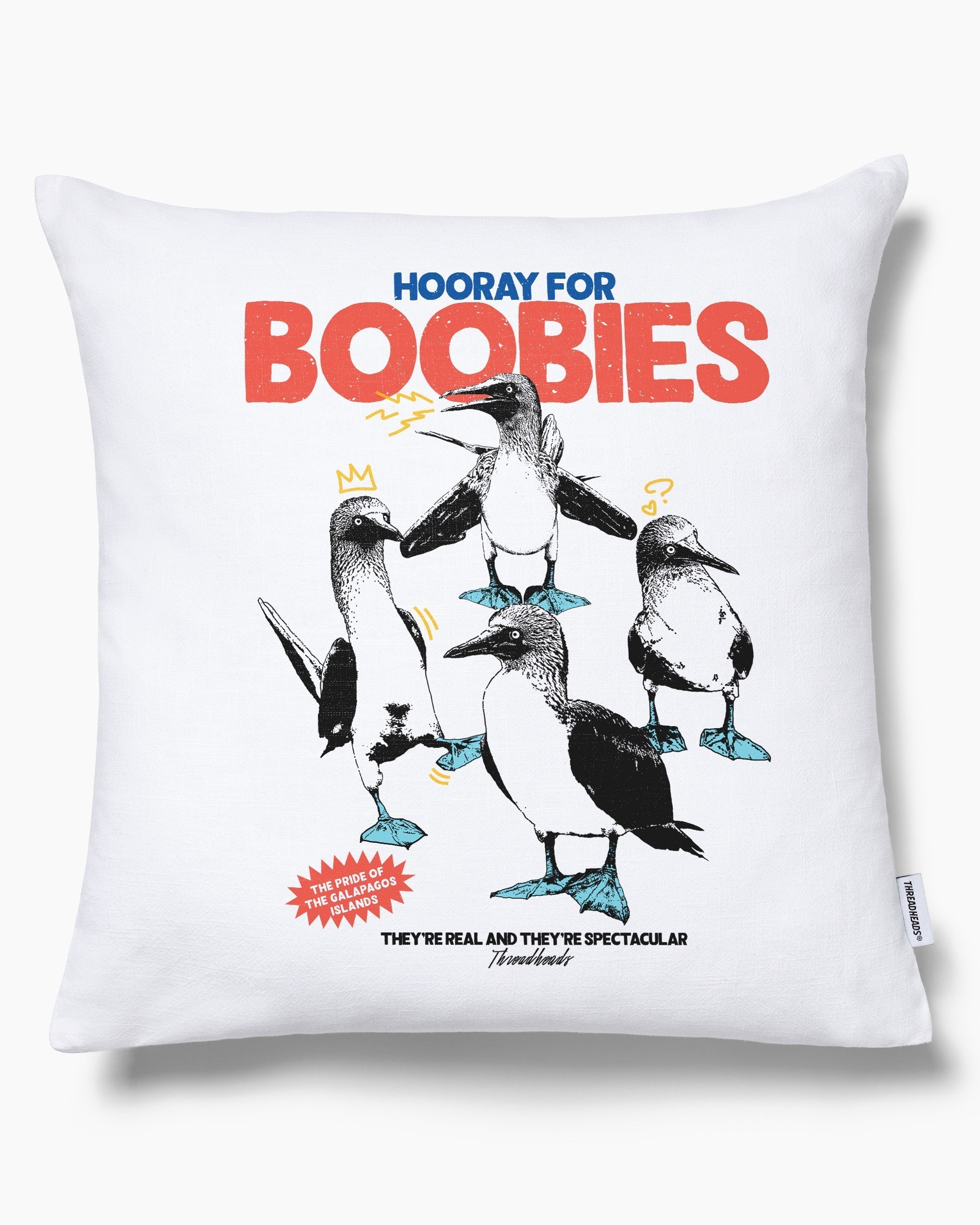 Hooray for Boobies Cushion