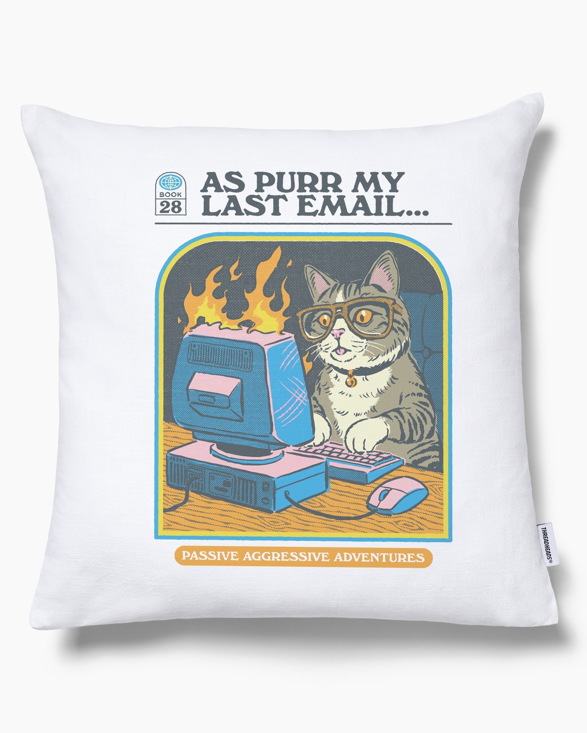 As Purr My Last Email Cushion