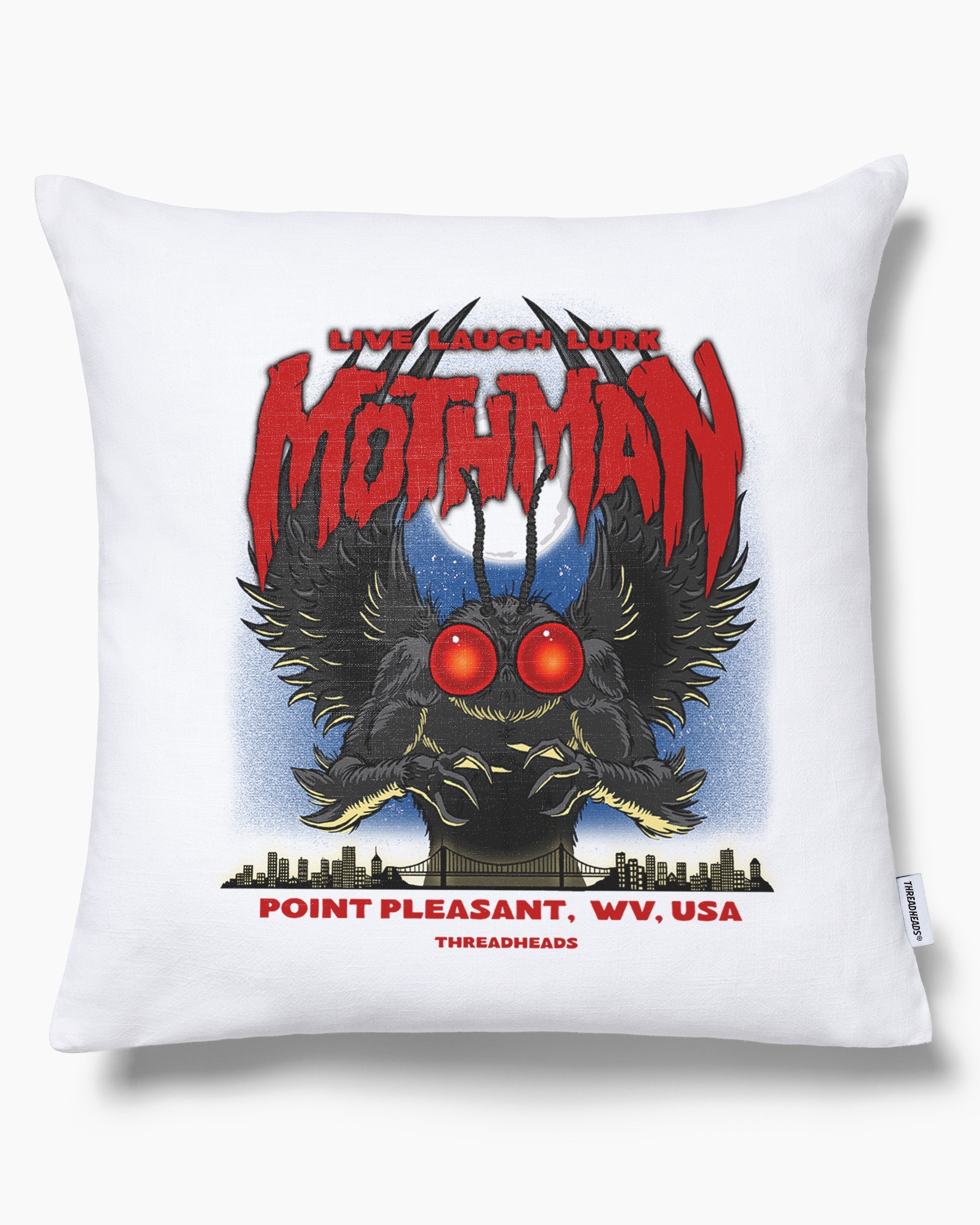 Mothman - Live Laugh Lurk Cushion