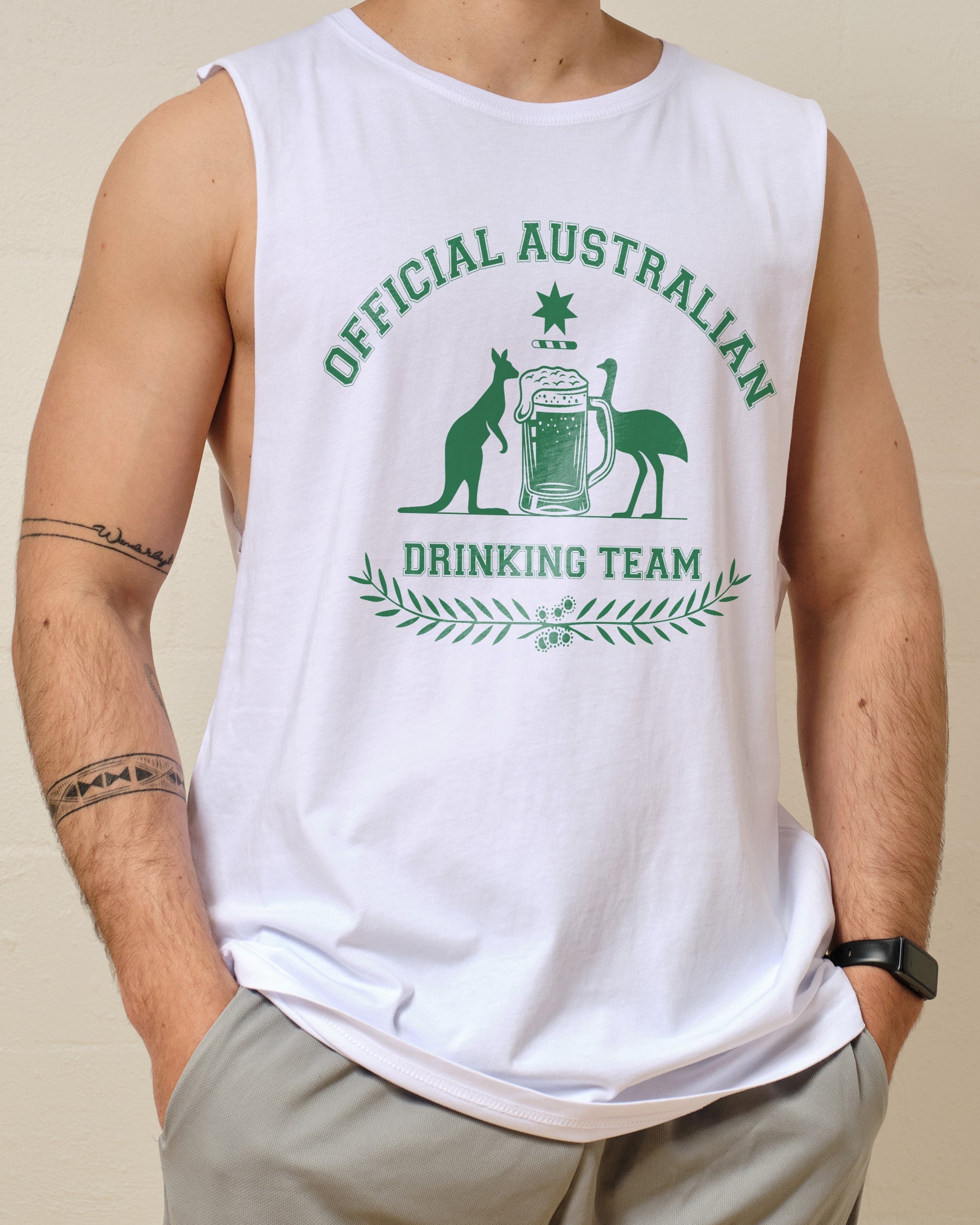 Official Australian Drinking Team Tank