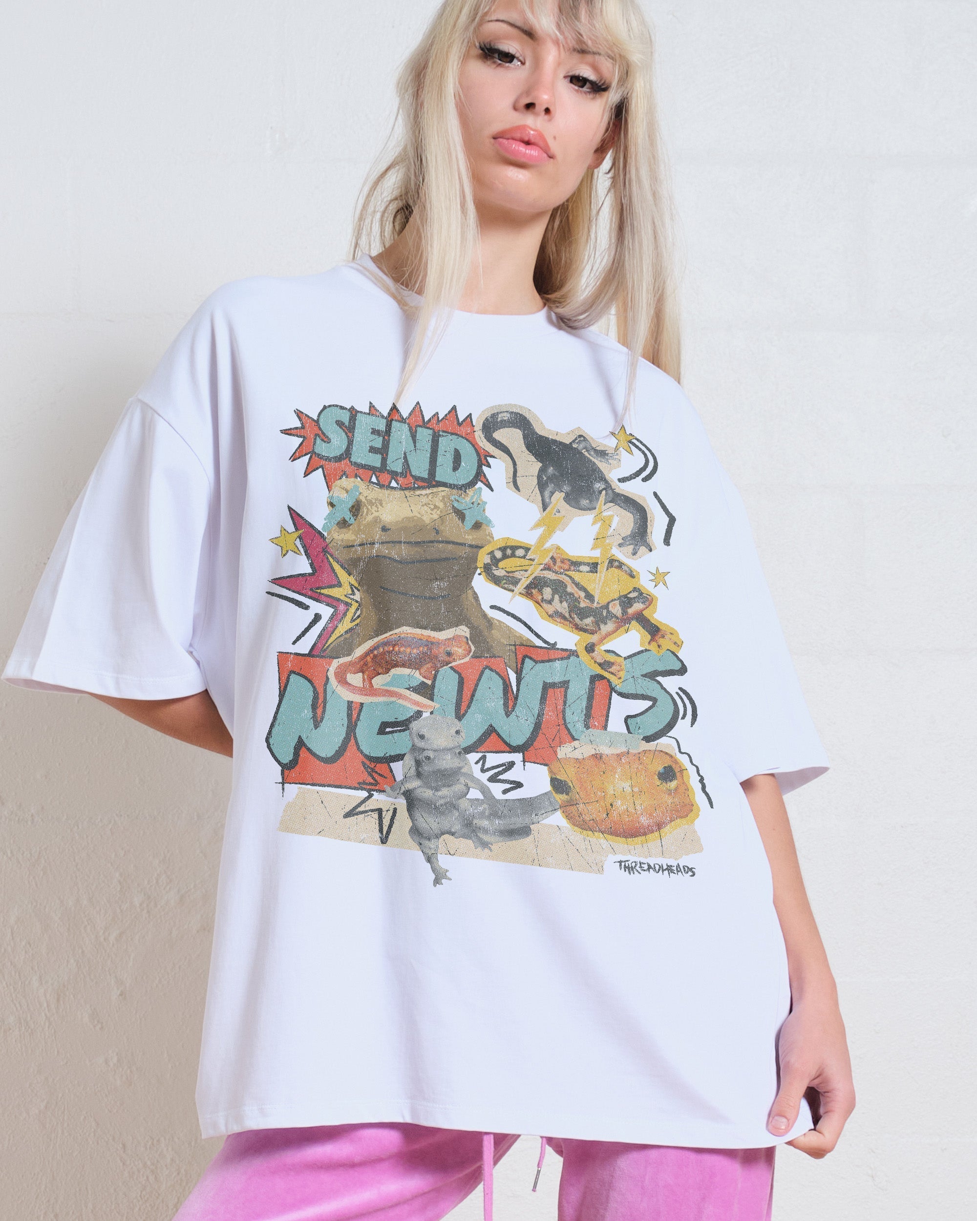 Send Newts Oversized Tee