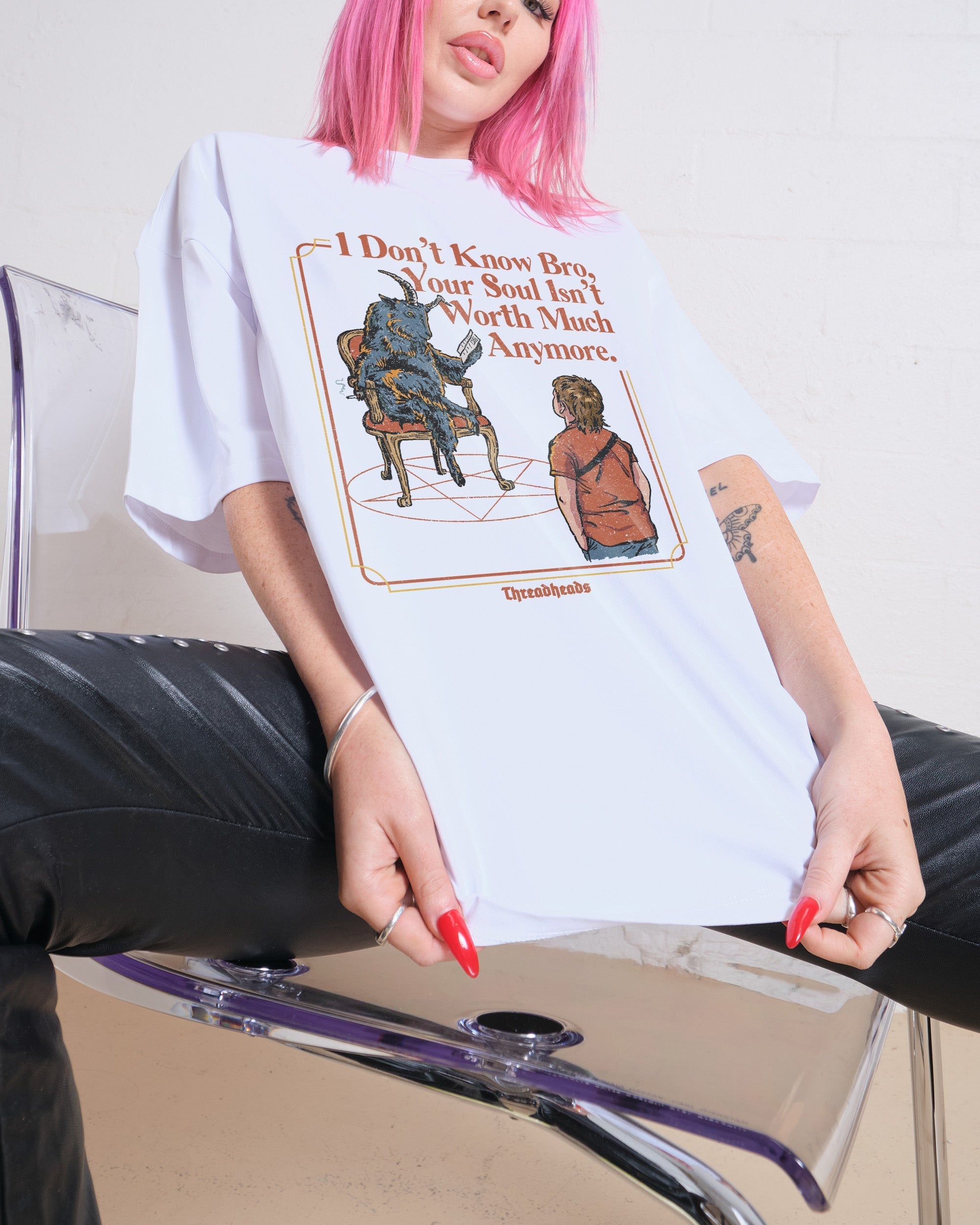 Worthless Soul Oversized Tee