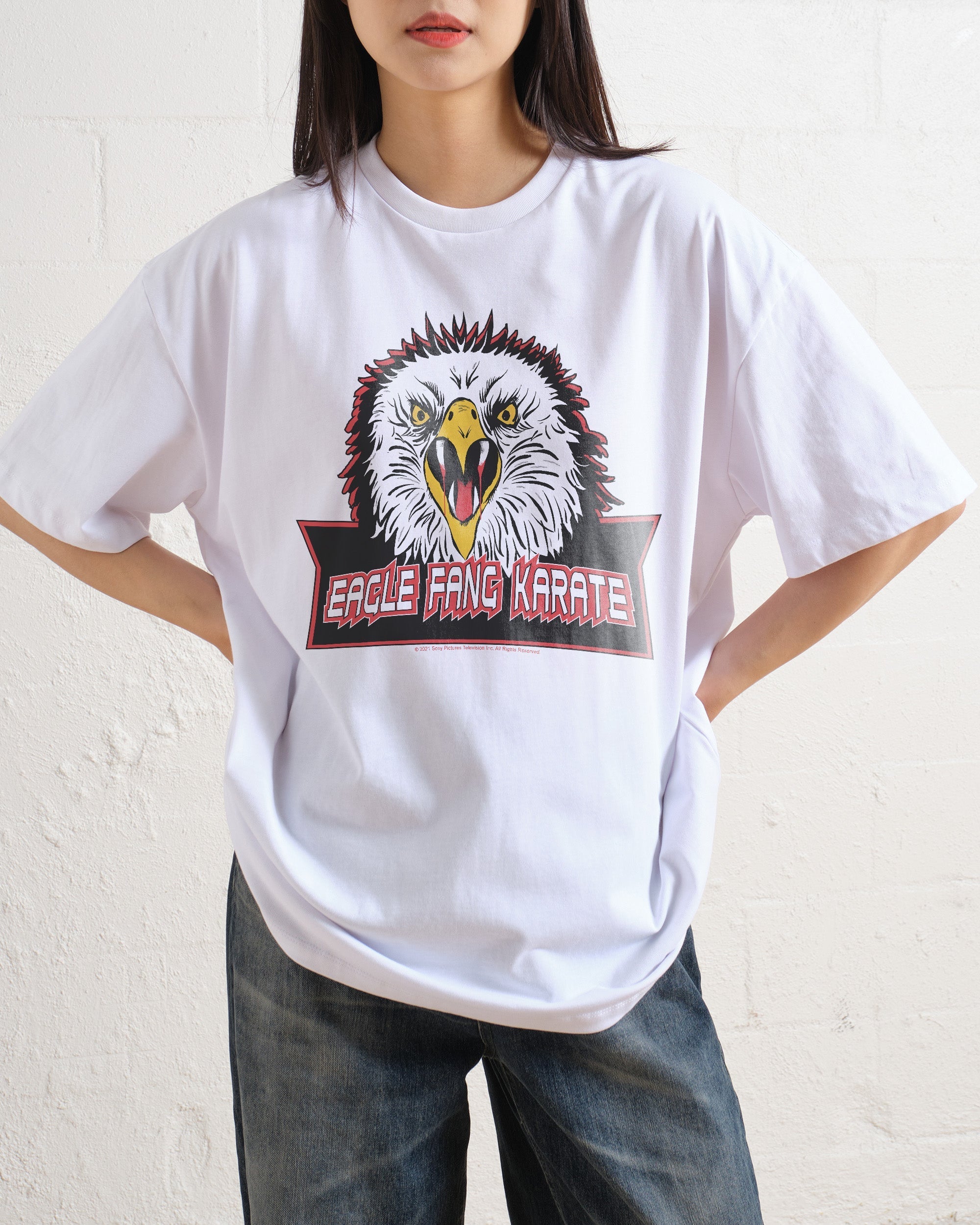 Eagle Fang Karate Logo Oversized Tee