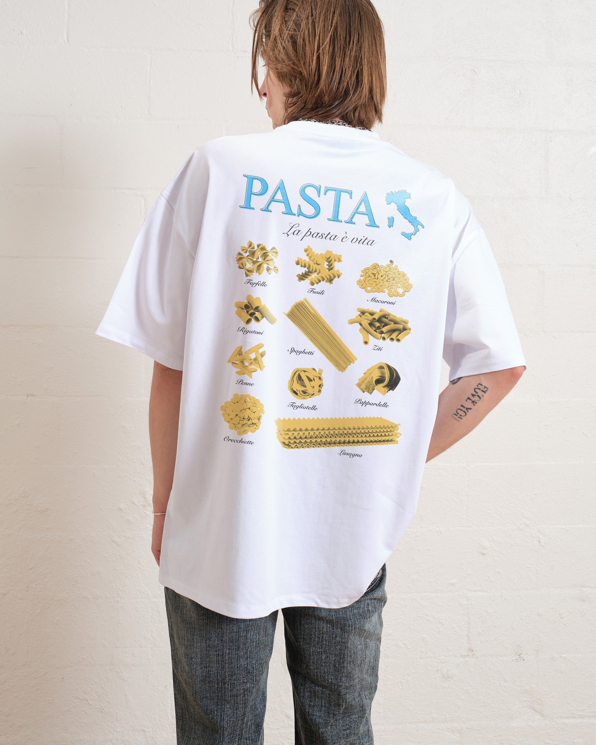 Pasta Is Life Oversized Tee