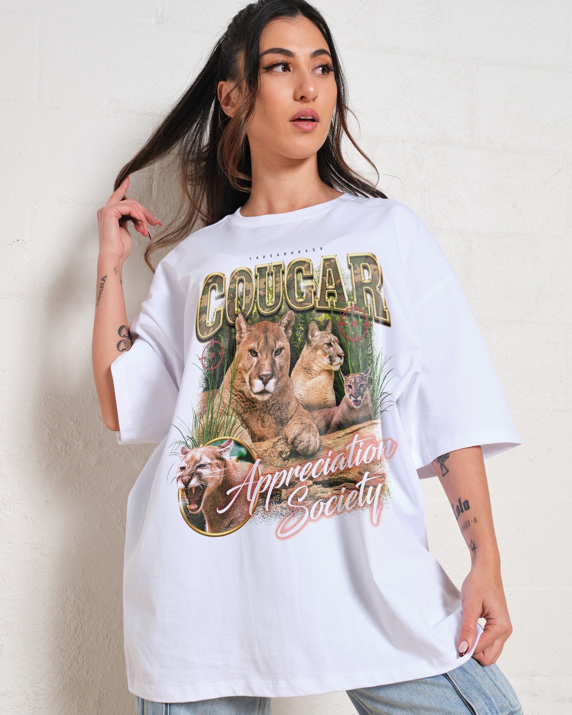 Cougar Appreciation Society Oversized Tee