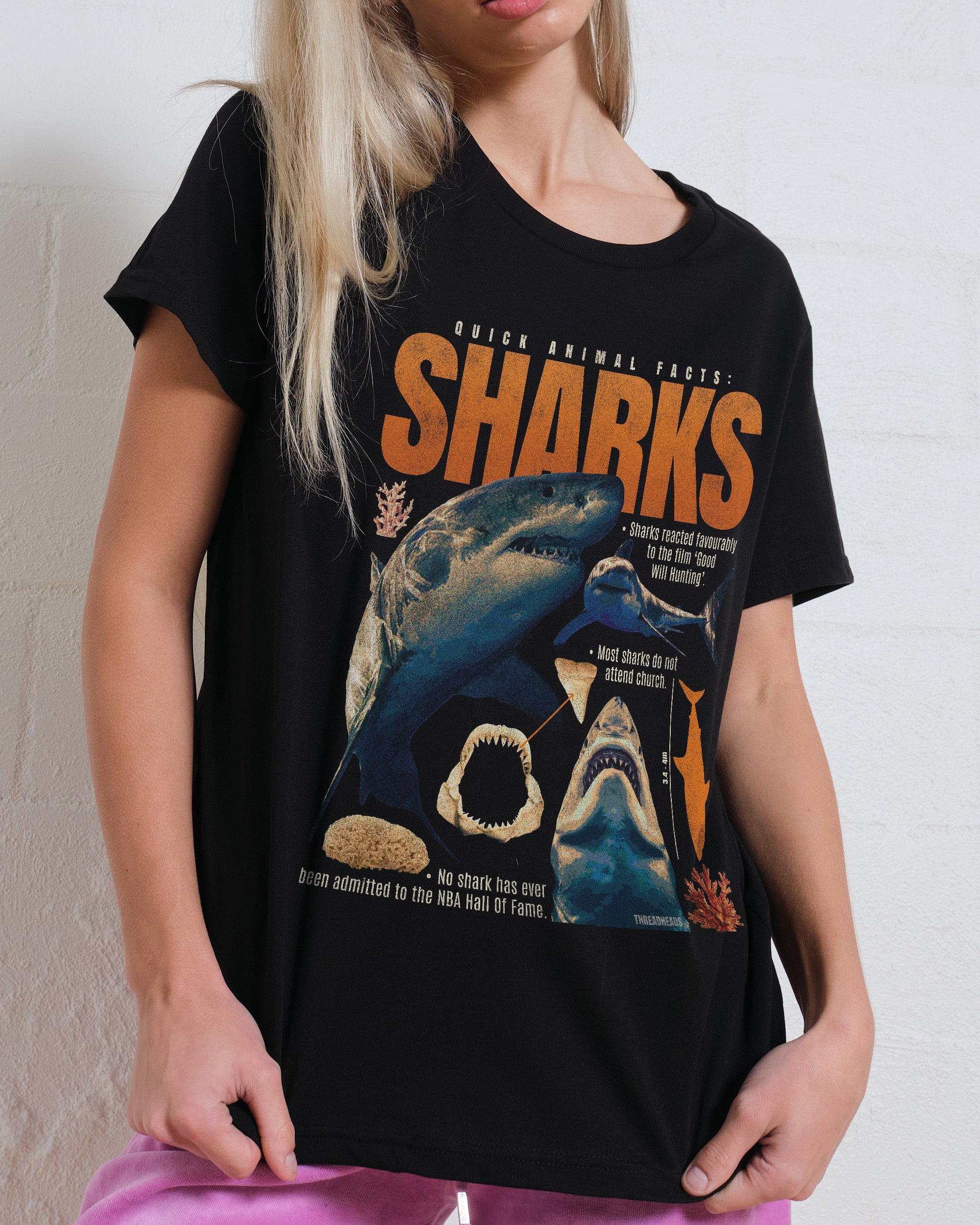 Quick Animal Facts - Sharks T-Shirt