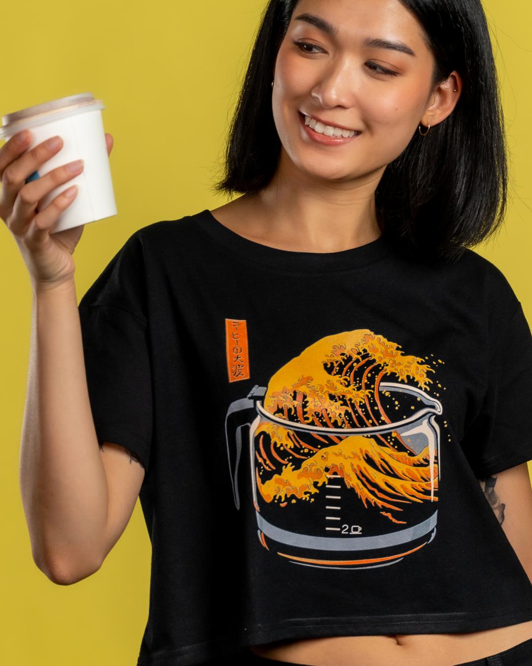 The Great Wave of Coffee Crop Tee