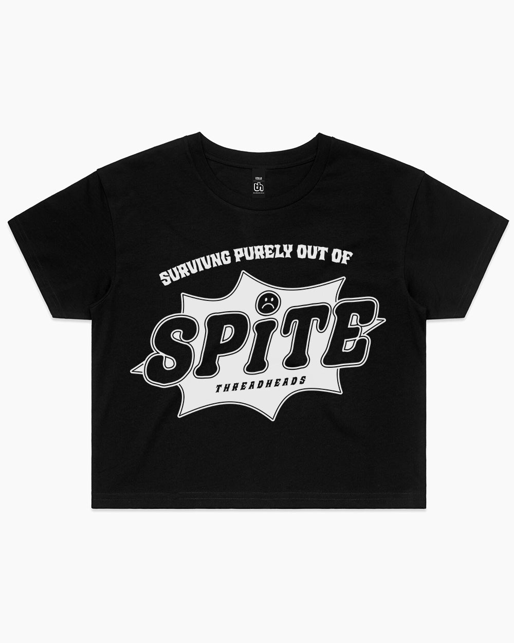 Surviving Purely Out Of Spite Crop Tee