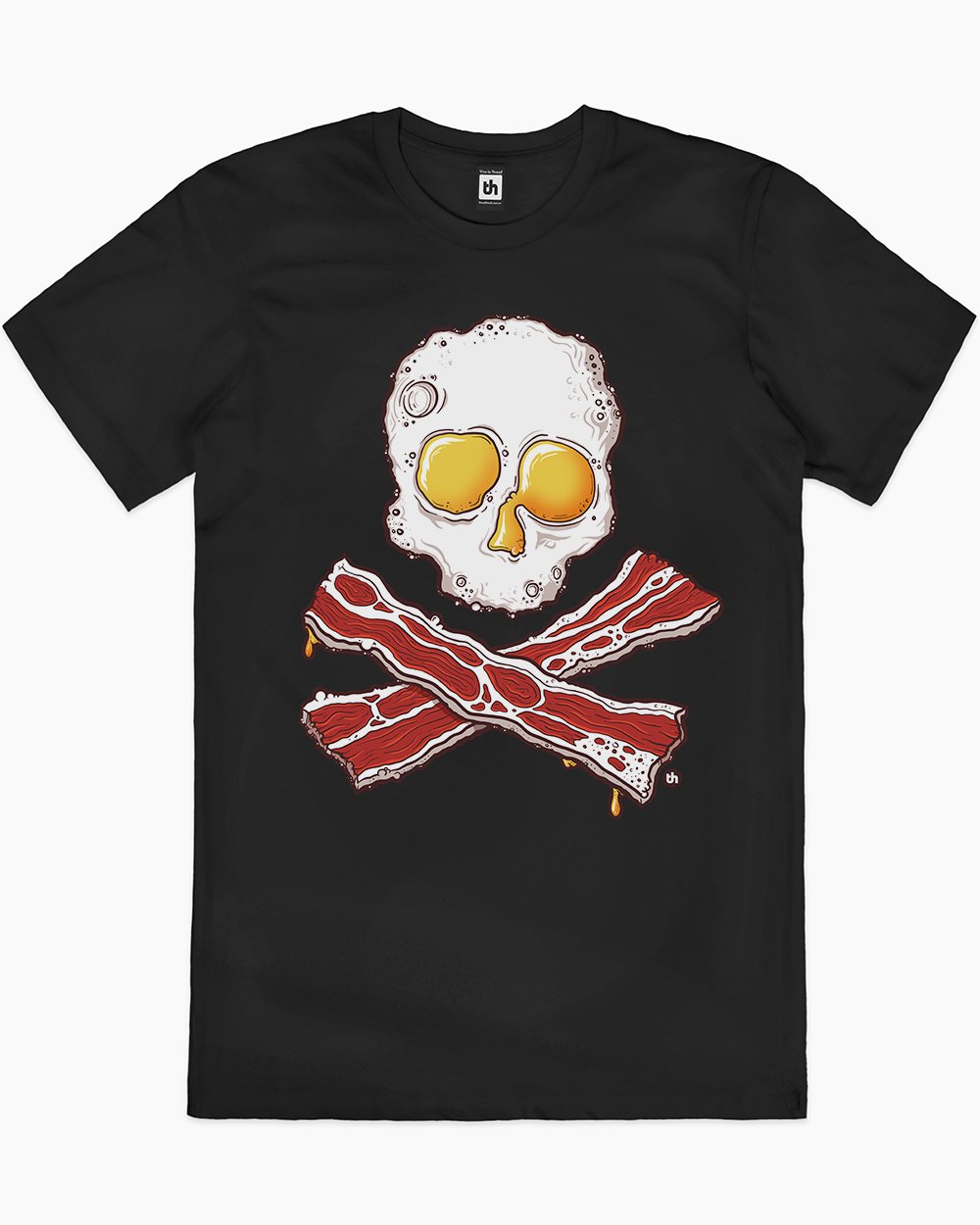 Bacon and Eggs Jolly Roger T-Shirt