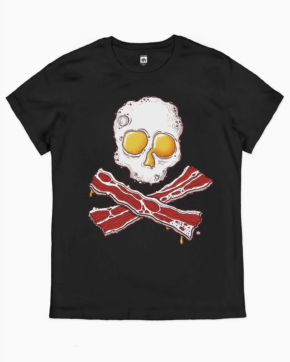 Bacon and Eggs Jolly Roger T-Shirt