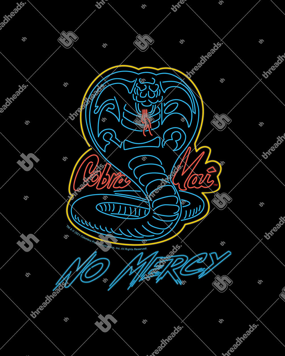 Cobra Kai No Mercy Neon T-Shirt